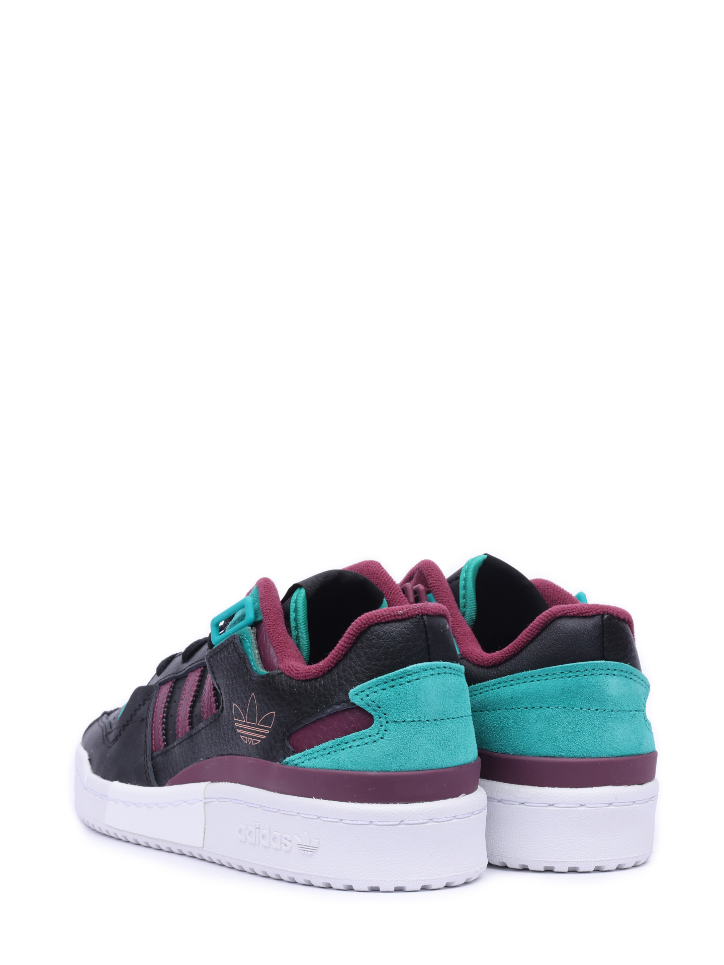 Кроссовки Adidas Forum Low Exhibit H01912 комбинированные с вставками — купить в интернет-магазине Verdistore