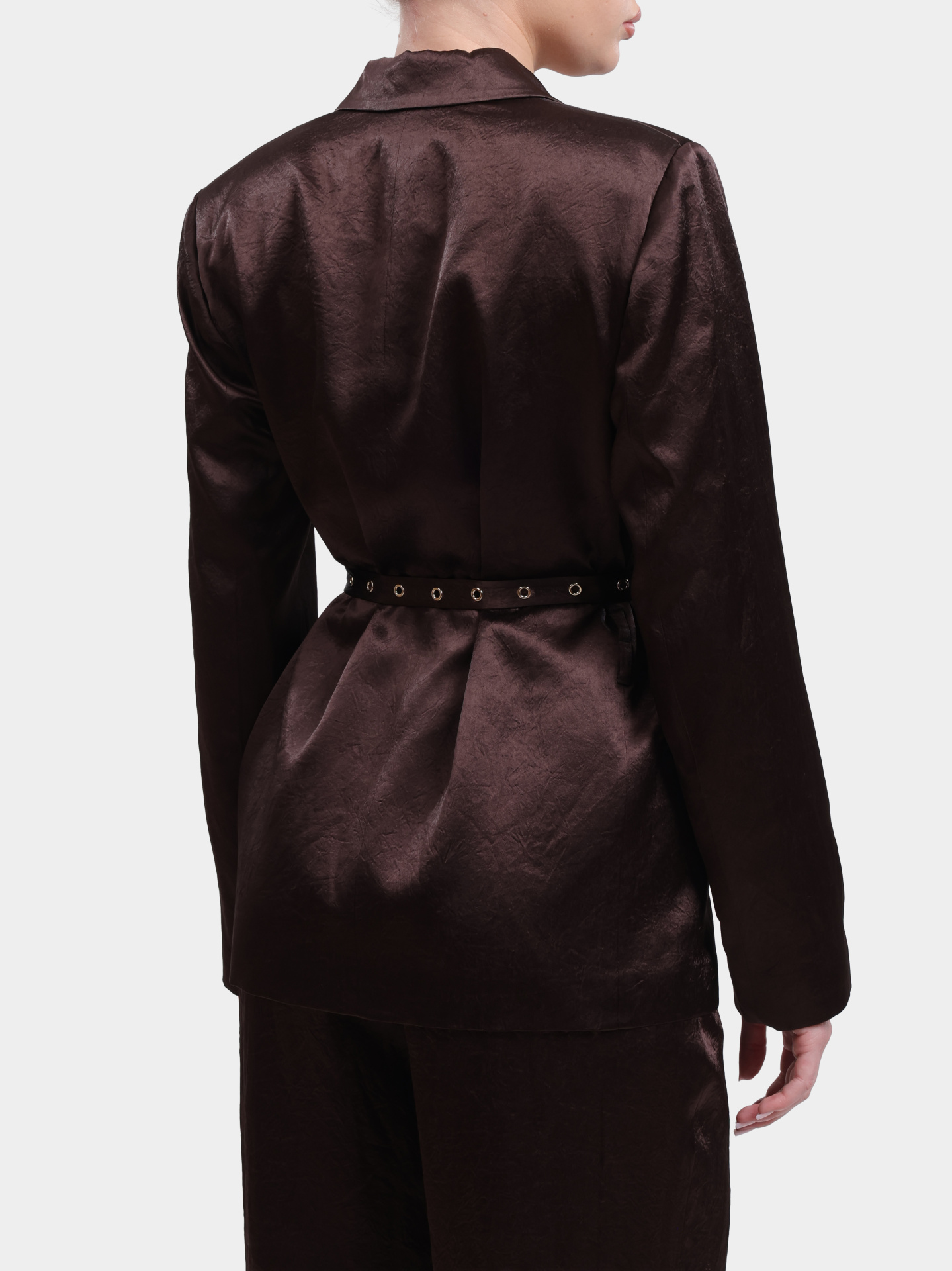 Жакет Liu-Jo BLACK LABEL CA6146 T450A P9576 женский с приталенным силуэтом и поясом  — купить в интернет-магазине Verdistore