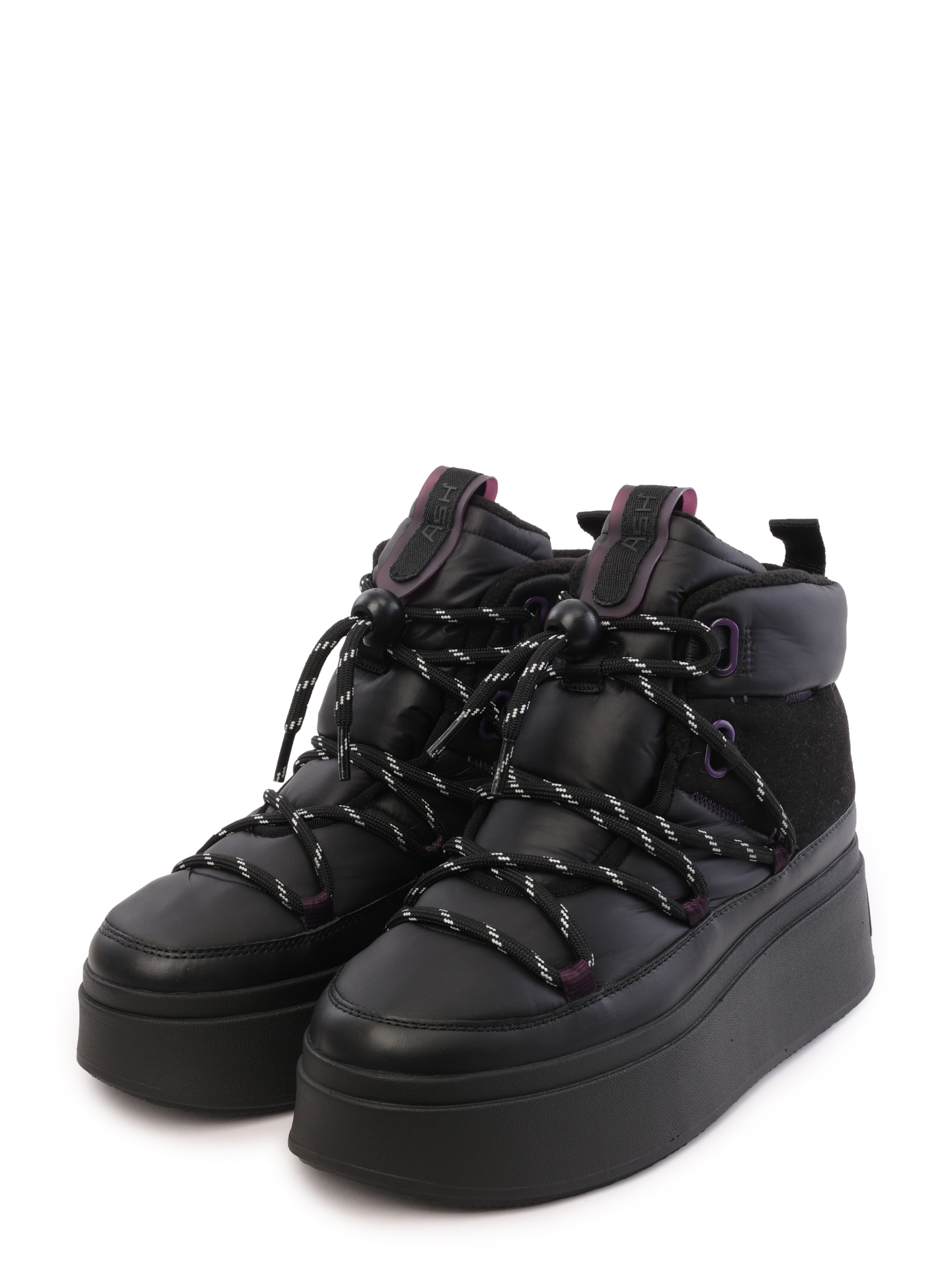 Сапоги ASH 9AH.AH130601.F дутые женские на шнуровке — купить в интернет-магазине Verdistore