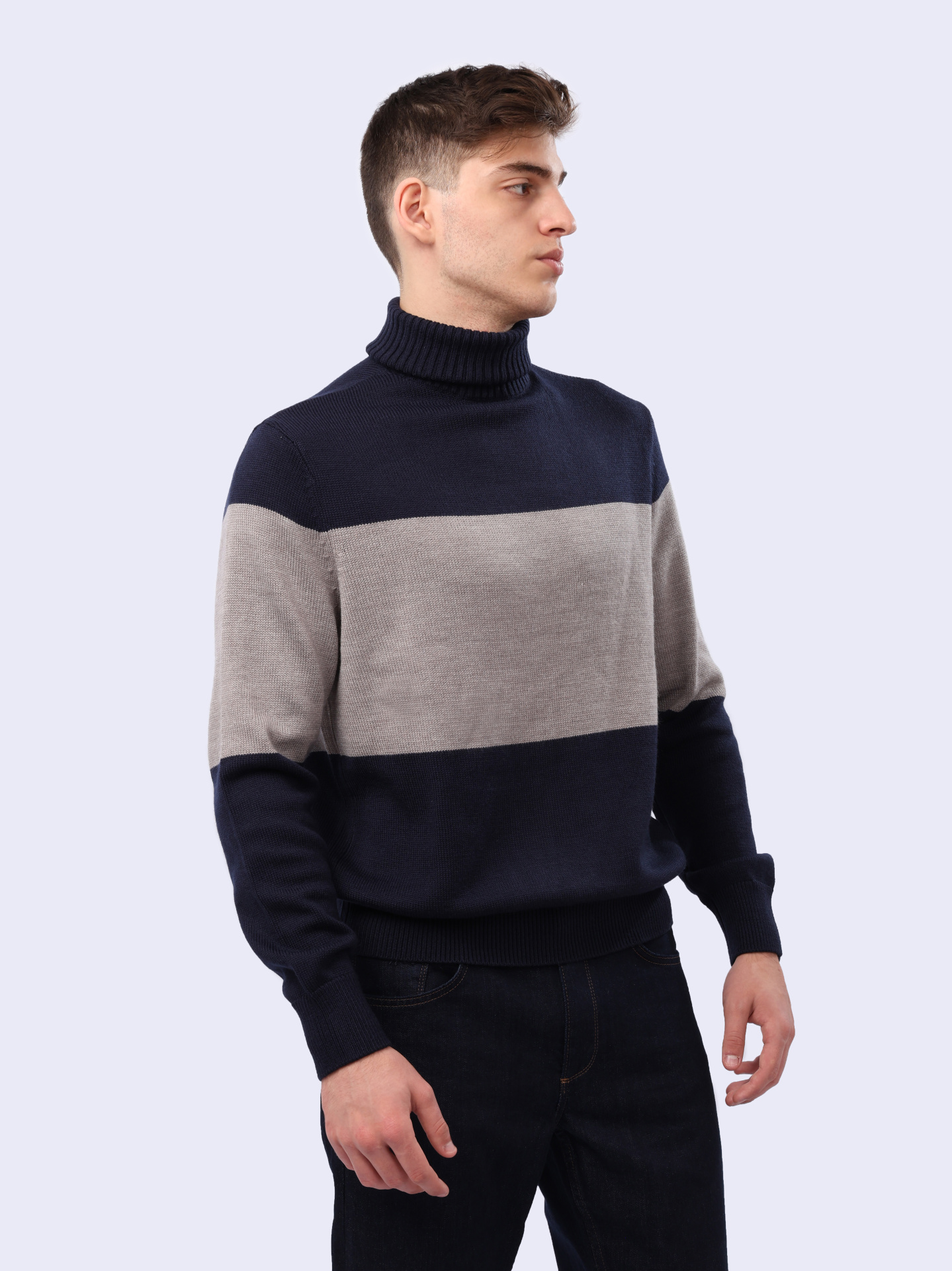 Свитер Armani Exchange 6DZM2E ZM1LZ 25FV комбинированный мужской — купить в интернет-магазине Verdistore