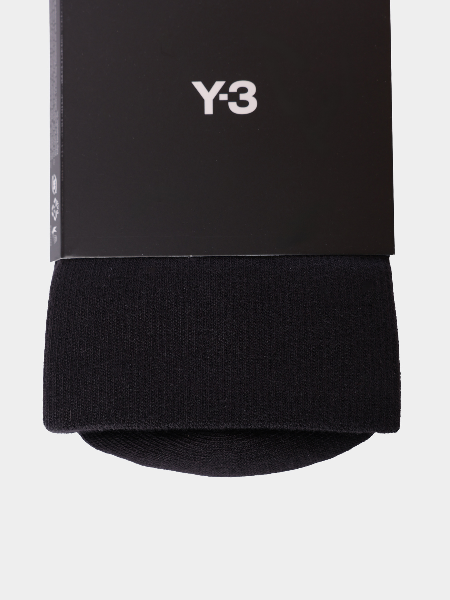 Носки Y-3 JP1152 черные мужские с логотипом — купить в интернет-магазине Verdistore