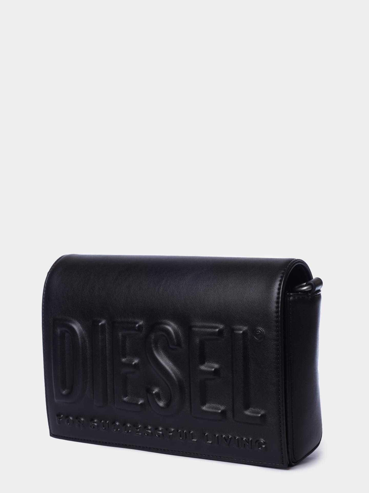 Сумка Diesel X10570P5184T8013 черная женская с крупным логотипом — купить в интернет-магазине Verdistore