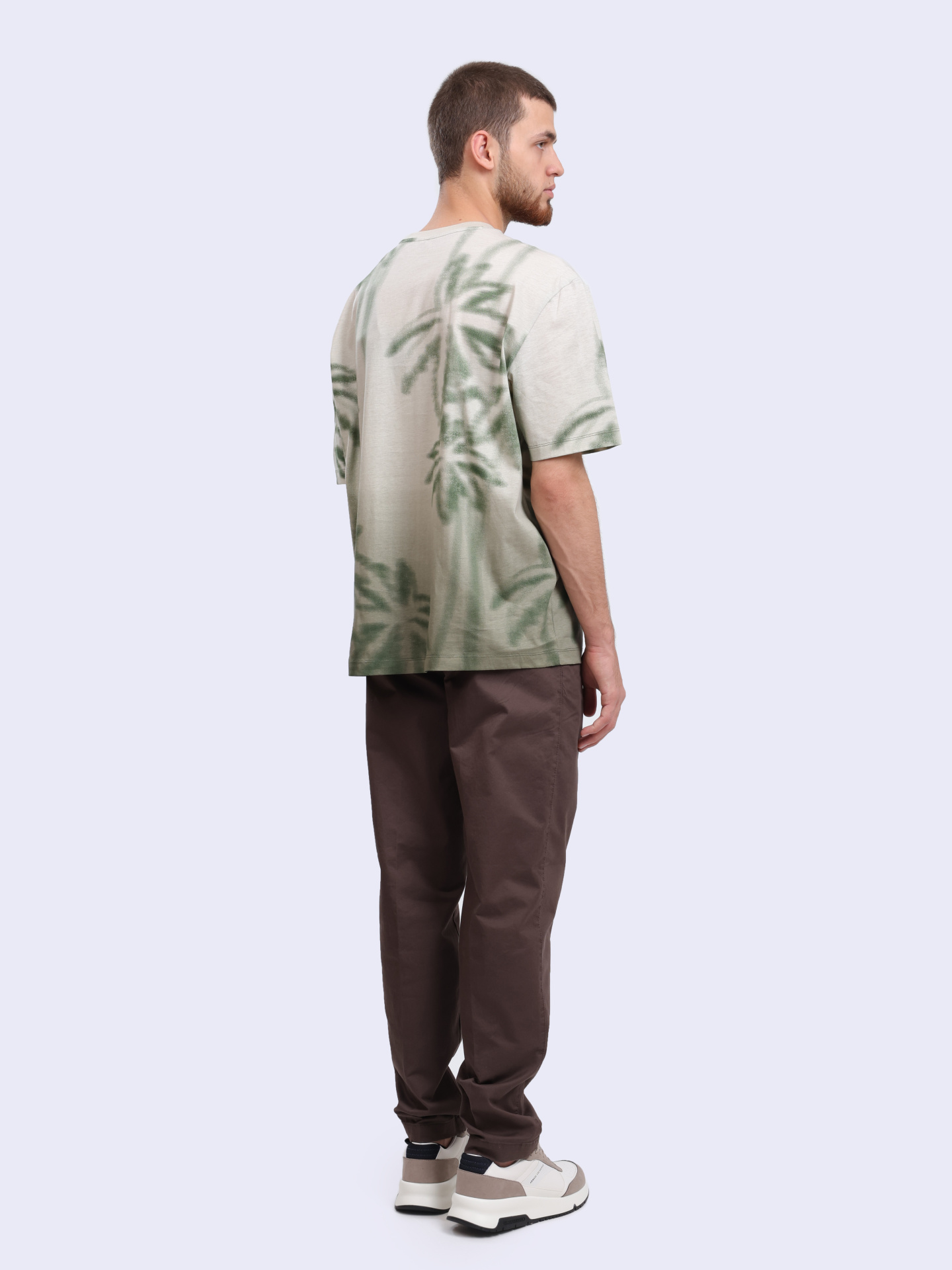 Брюки Armani Exchange 6DZP19 ZN5BZ 1897 коричневые мужские — купить в интернет-магазине Verdistore