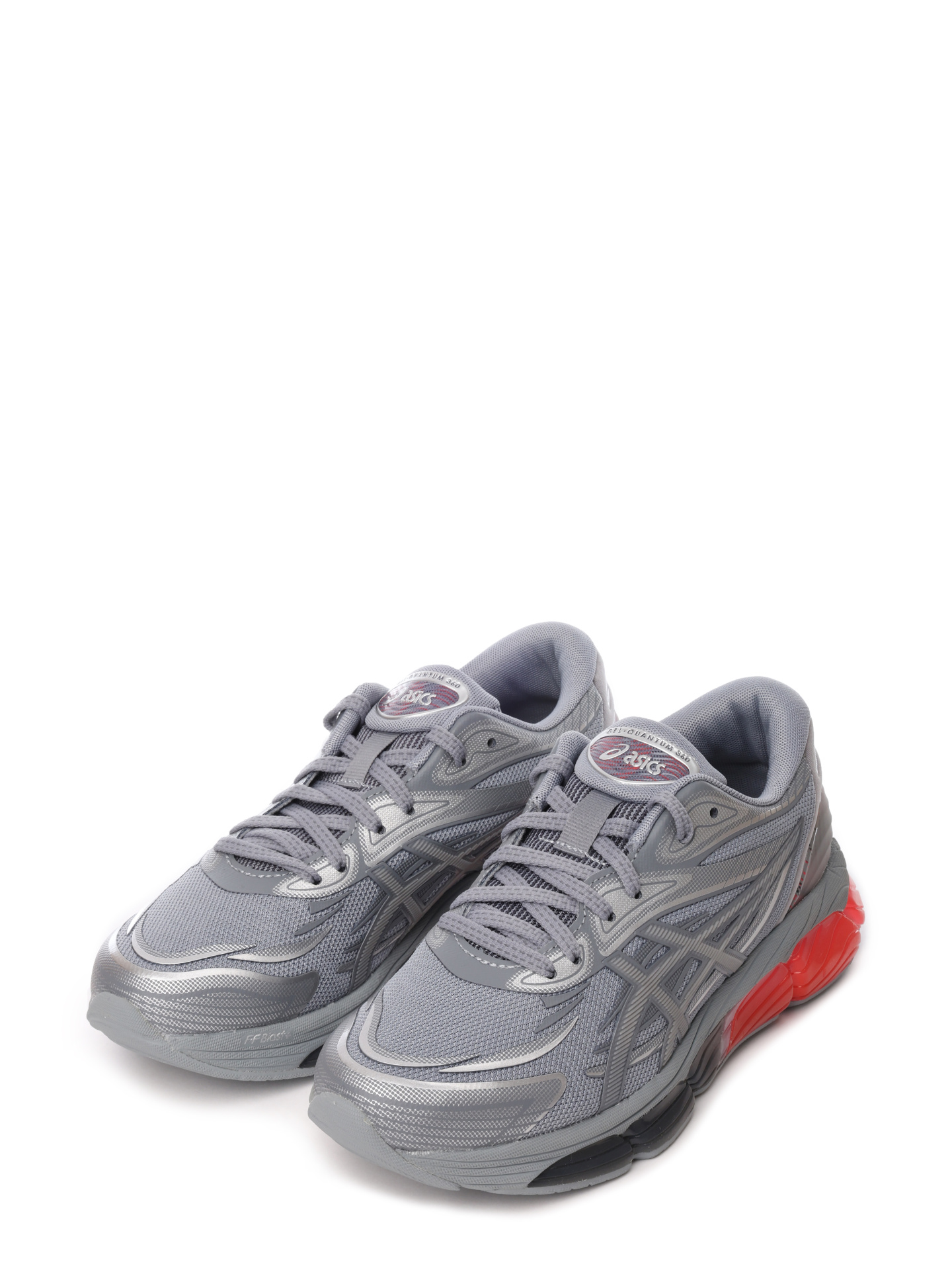 Кроссовки Asics 203A472 020 серые женские с контрастной подошвой — купить в интернет-магазине Verdistore