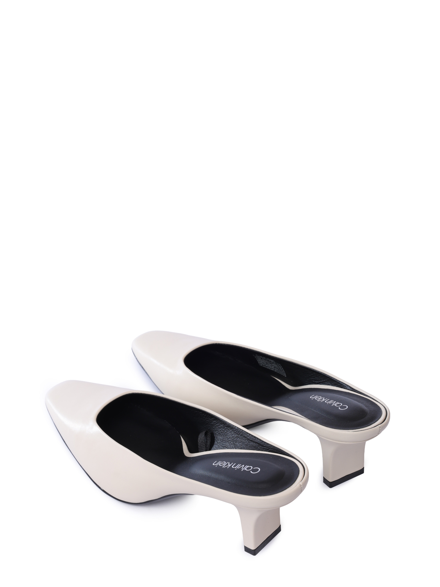 Мюли Calvin Klein HW0HW02332 кожаные женские — купить в интернет-магазине Verdistore