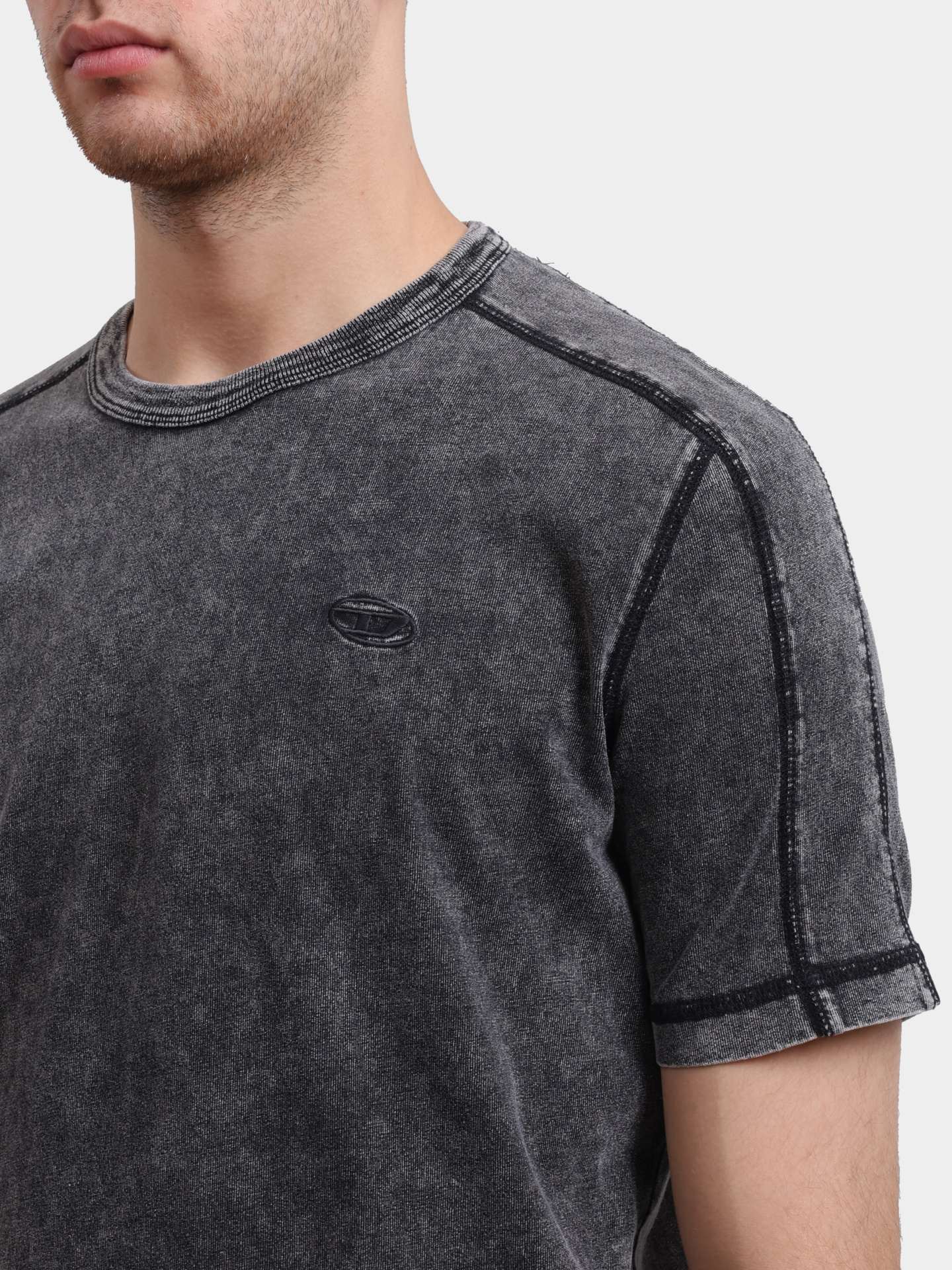 Футболка A164070QJAH02 серая мужская — купить в интернет-магазине Verdistore