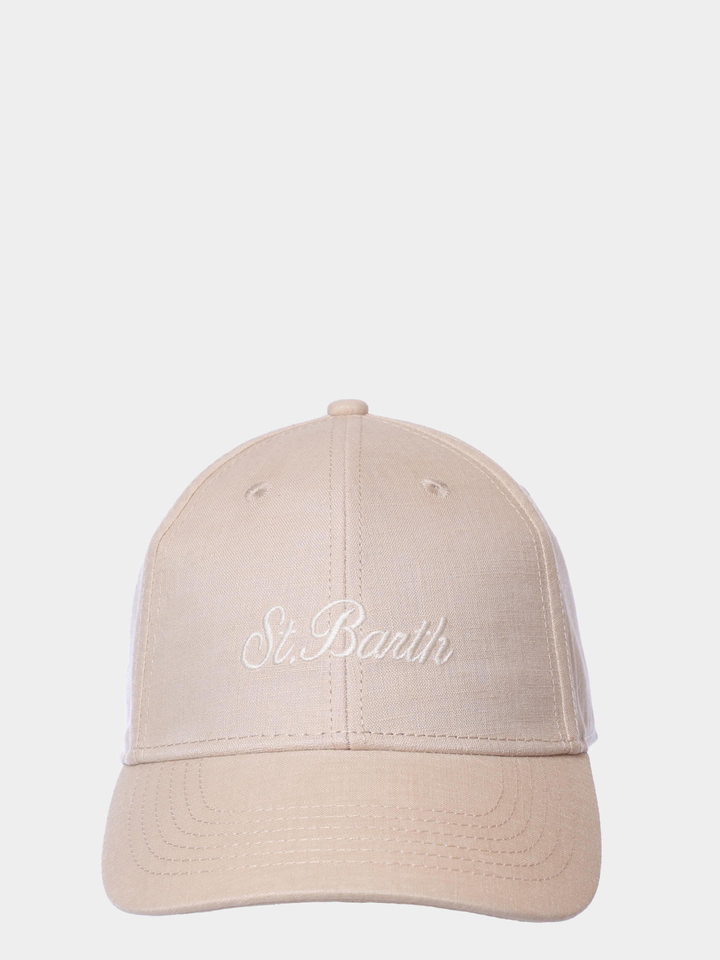 Бейсболка BASB0007 beige emb бежевая льняная — купить в интернет-магазине Verdistore