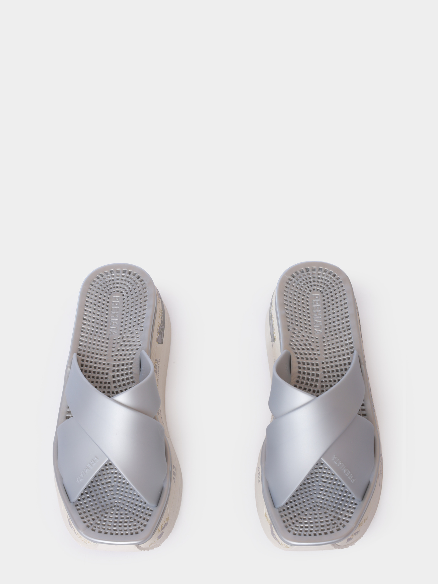 Сабо Premiata MOURA VAR 7458 серые женские — купить в интернет-магазине Verdistore