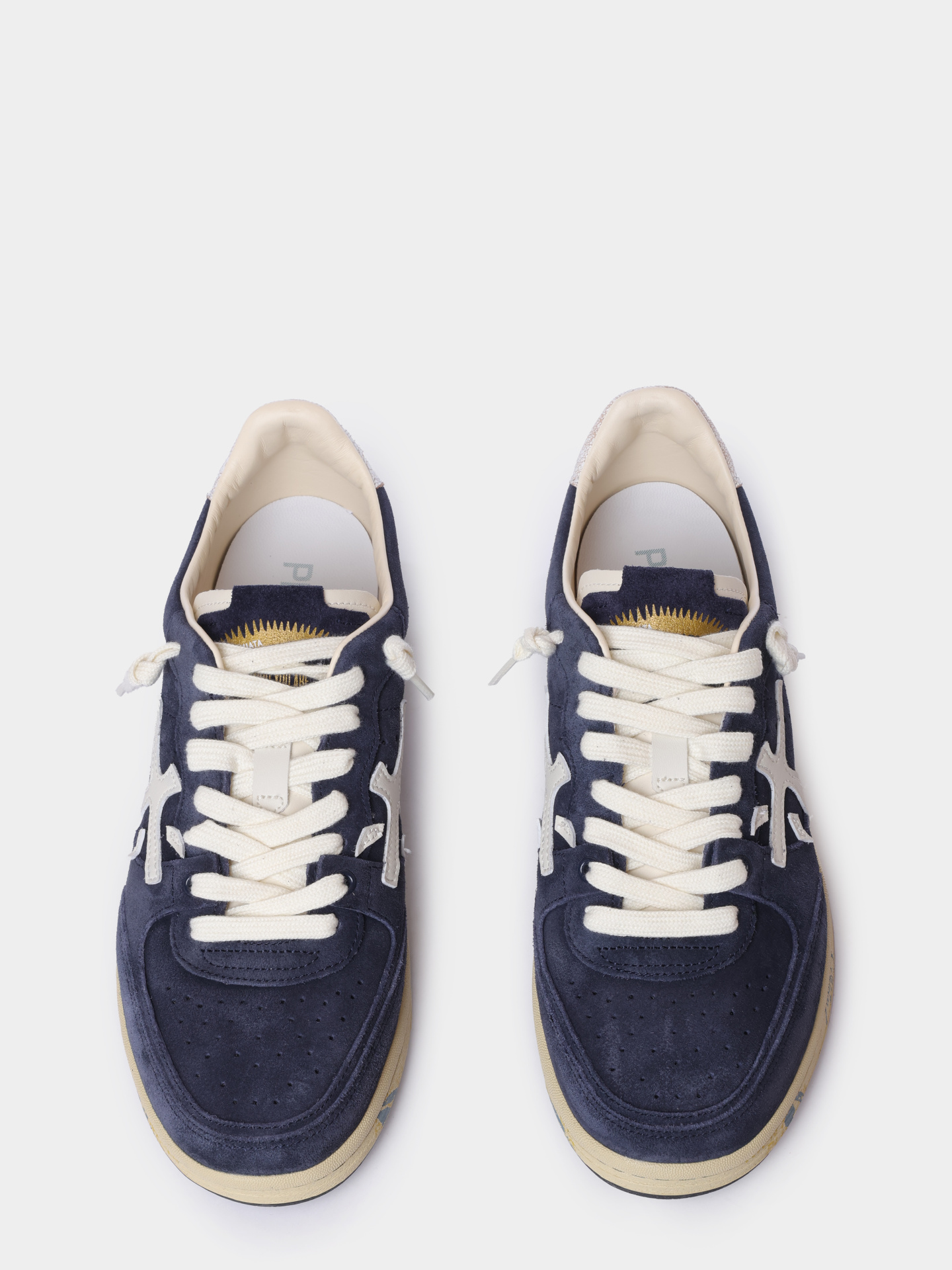 Кеды Premiata Sport BSKTCLAY VAR 7708 темно-синие мужские + — купить в интернет-магазине Verdistore