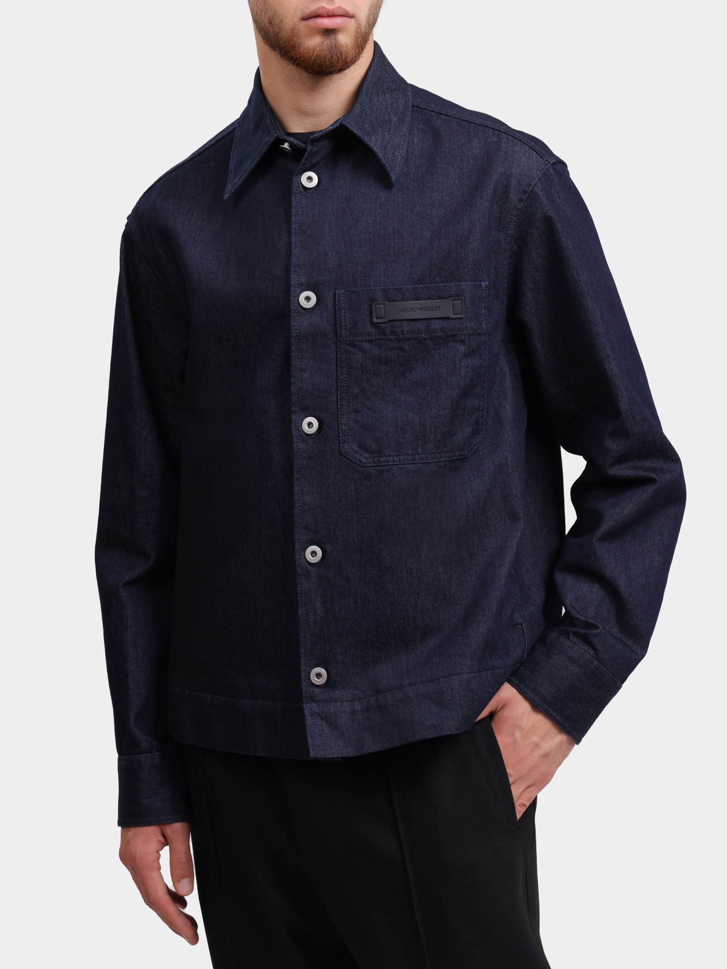 Куртка Emporio Armani EM001667 AF15210 MB001 джинсовая мужская — купить в интернет-магазине Verdistore