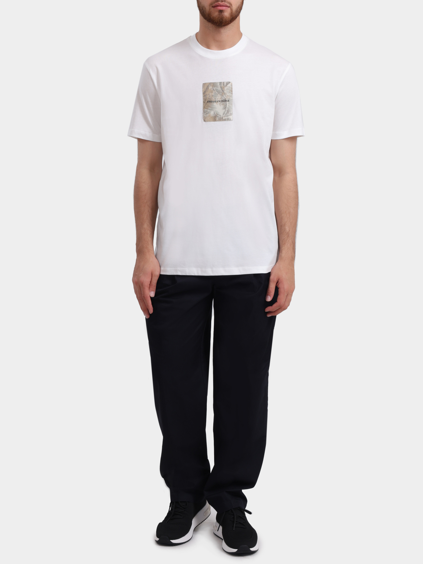 Футболка Armani Exchange XM002501 AF10356 U0009 хлопковая мужская — купить в интернет-магазине Verdistore