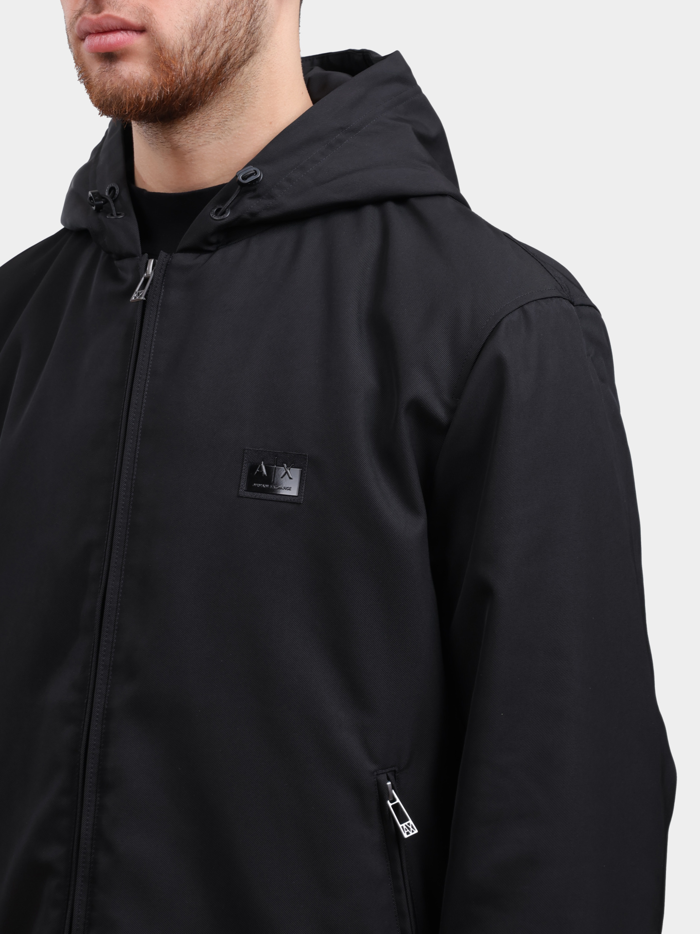 Куртка Armani Exchange XM001102 AF16672 черная мужская  — купить в интернет-магазине Verdistore