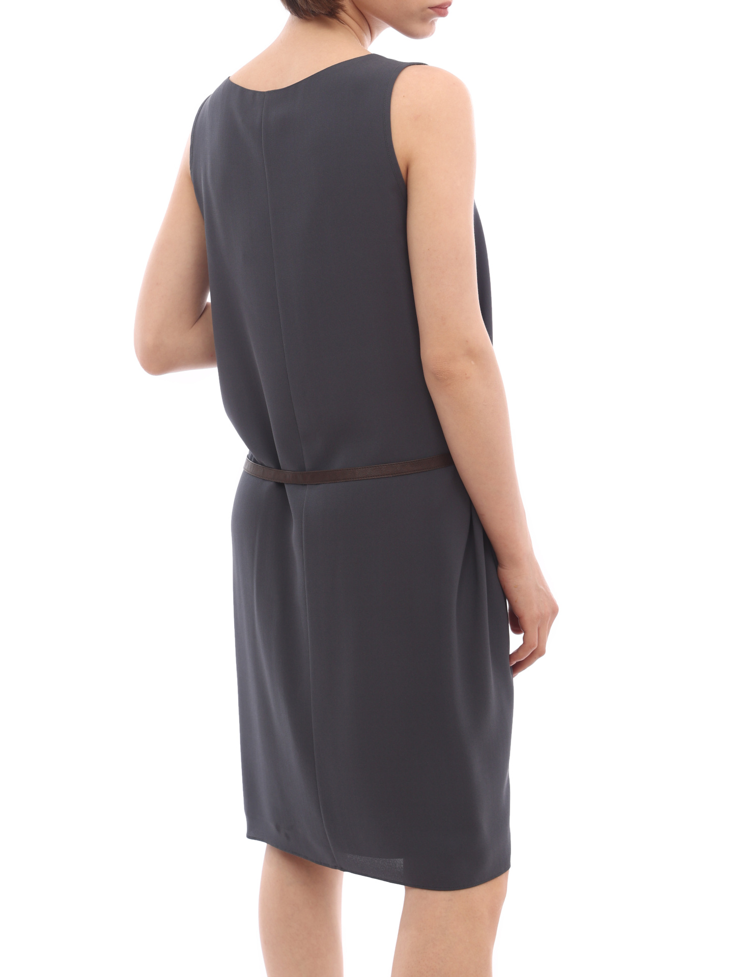 Платье Brunello Cucinelli MC59RA4940 серое женское — купить в интернет-магазине Verdistore