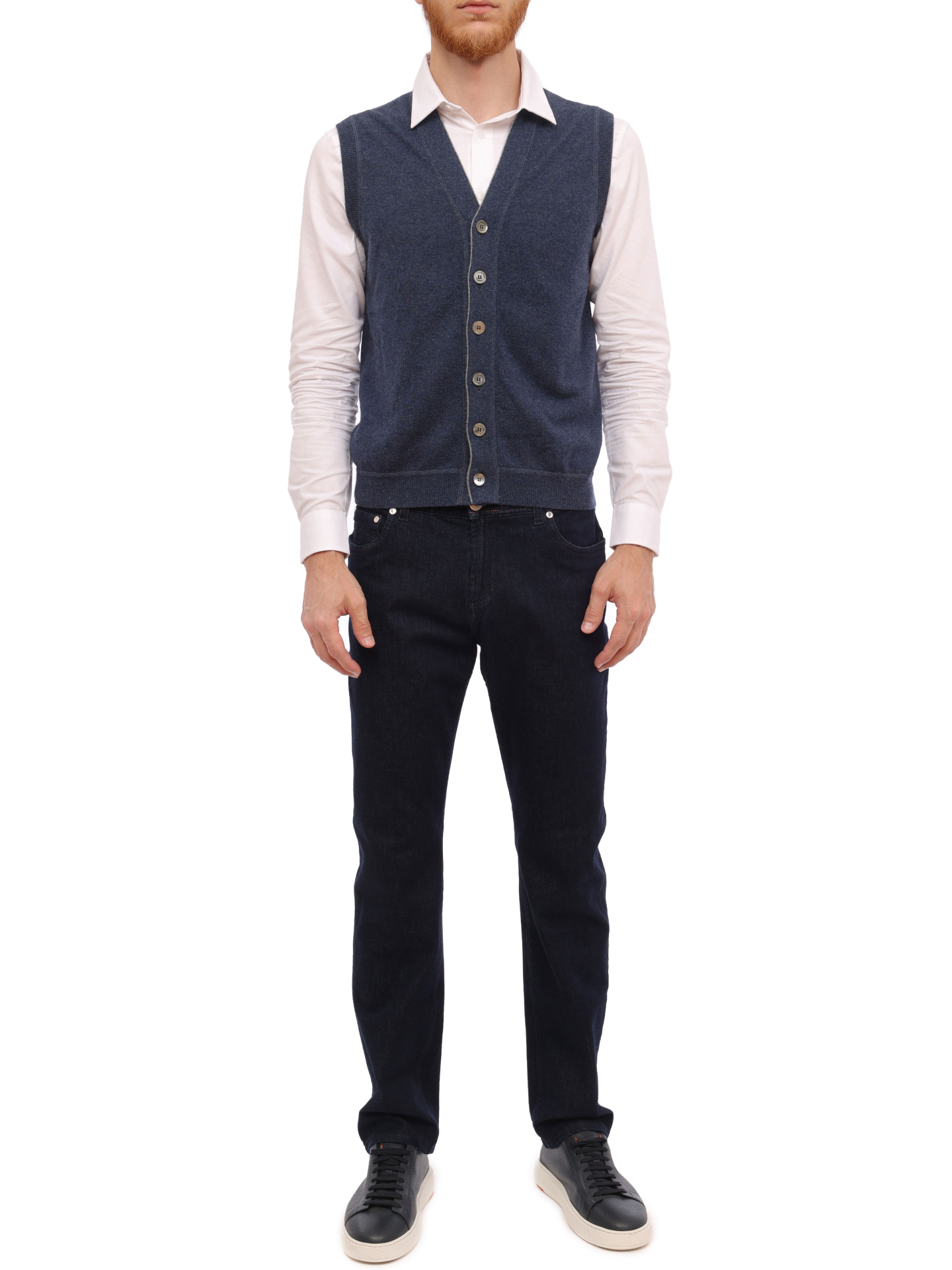 Жилет Brunello Cucinelli M2229207 трикотажный мужской — купить в интернет-магазине Verdistore