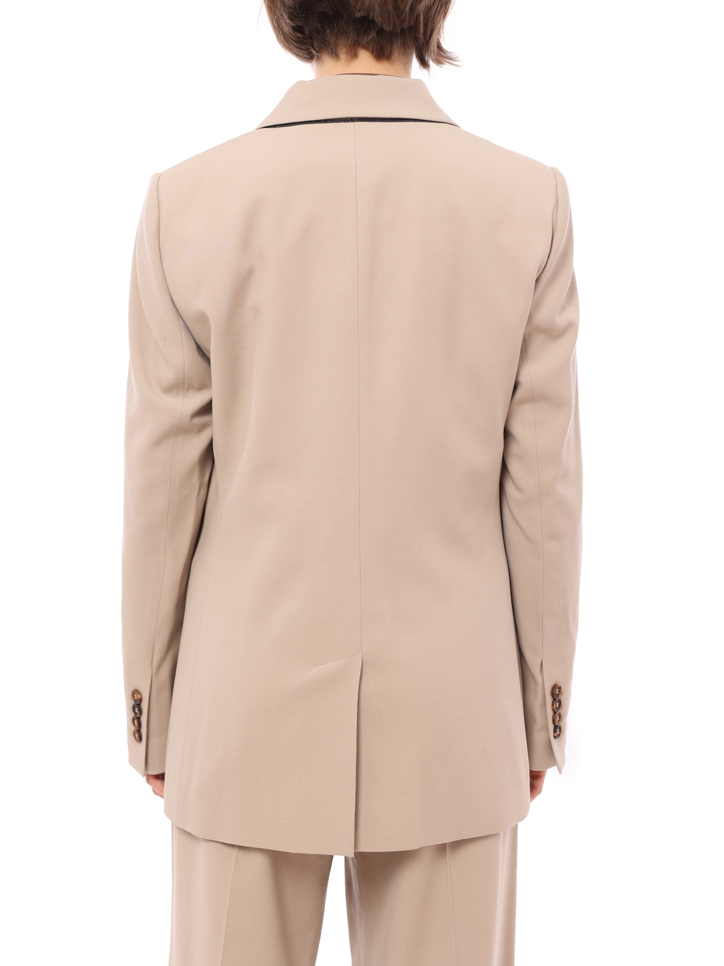 Жакет Brunello Cucinelli MB0482014 C9504 пудровый женский — купить в интернет-магазине Verdistore