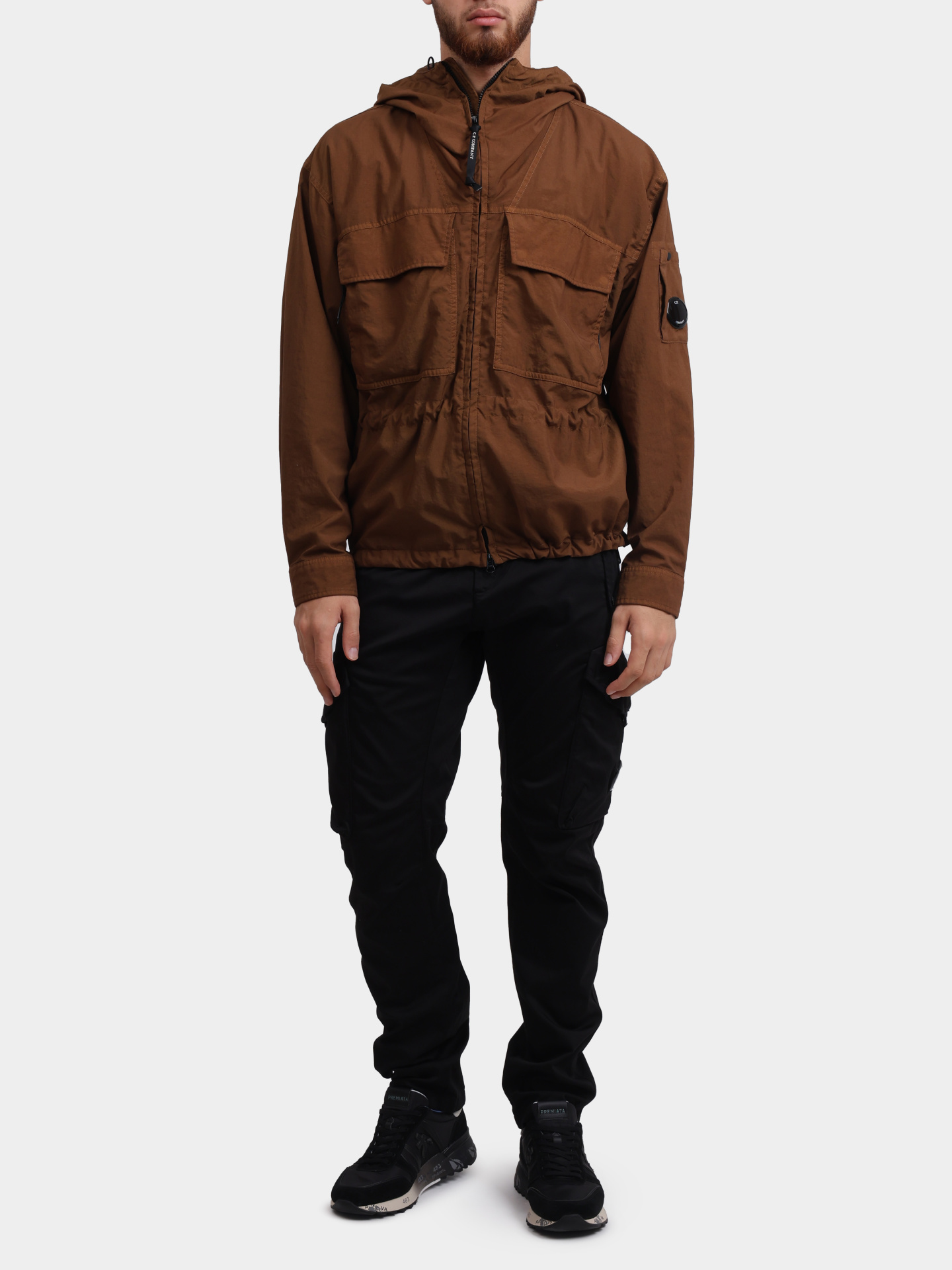Куртка C.P. Company 17CMOS150A 005782G 351 коричневая мужская — купить в интернет-магазине Verdistore