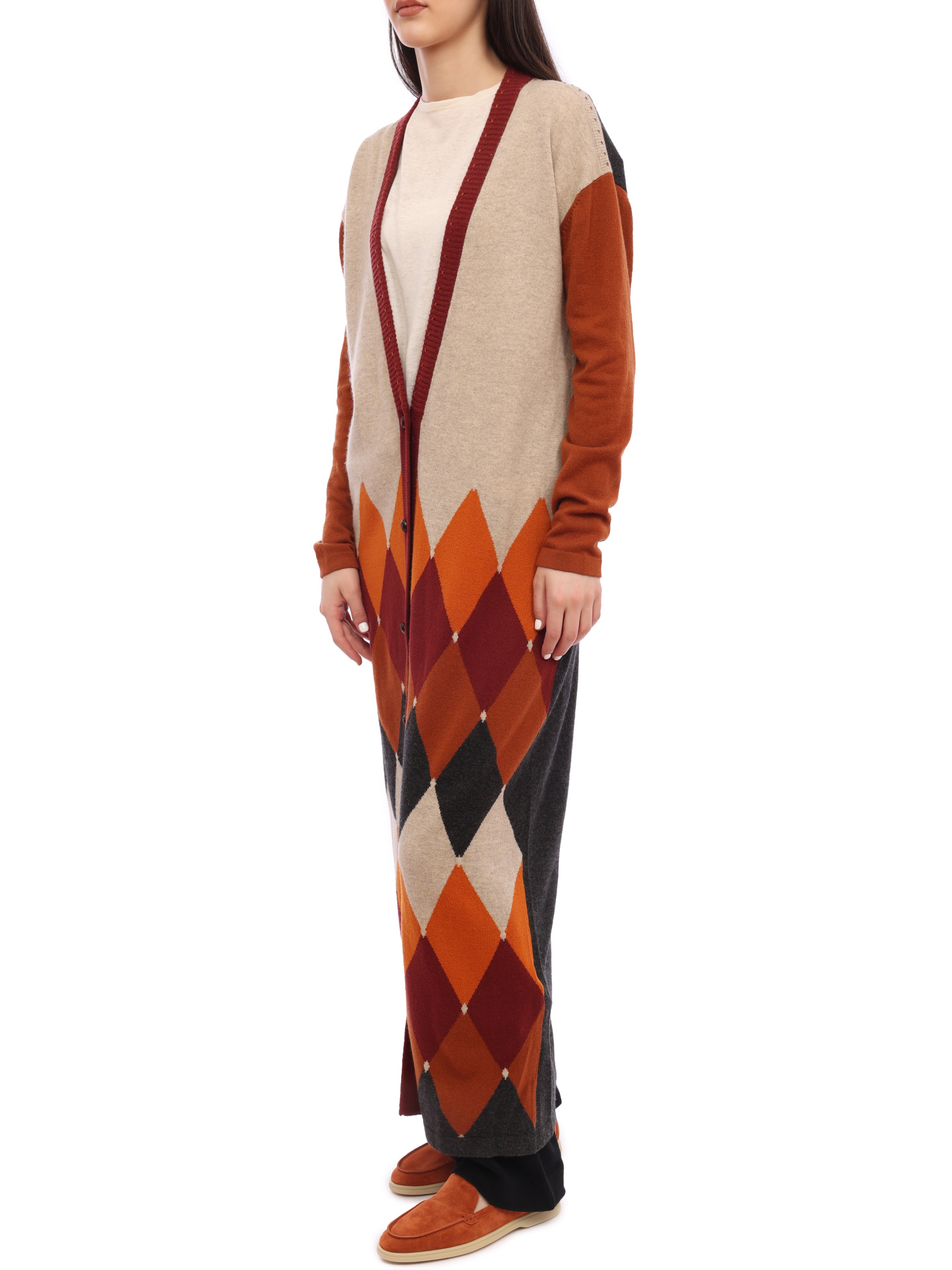 Кардиган Ballantyne L1K069 удлиненный женский — купить в интернет-магазине Verdistore