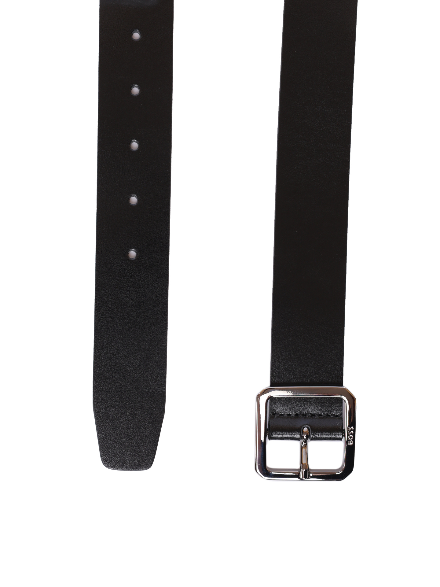 Ремень Boss 50537160 001 черный мужской из кожи — купить в интернет-магазине Verdistore