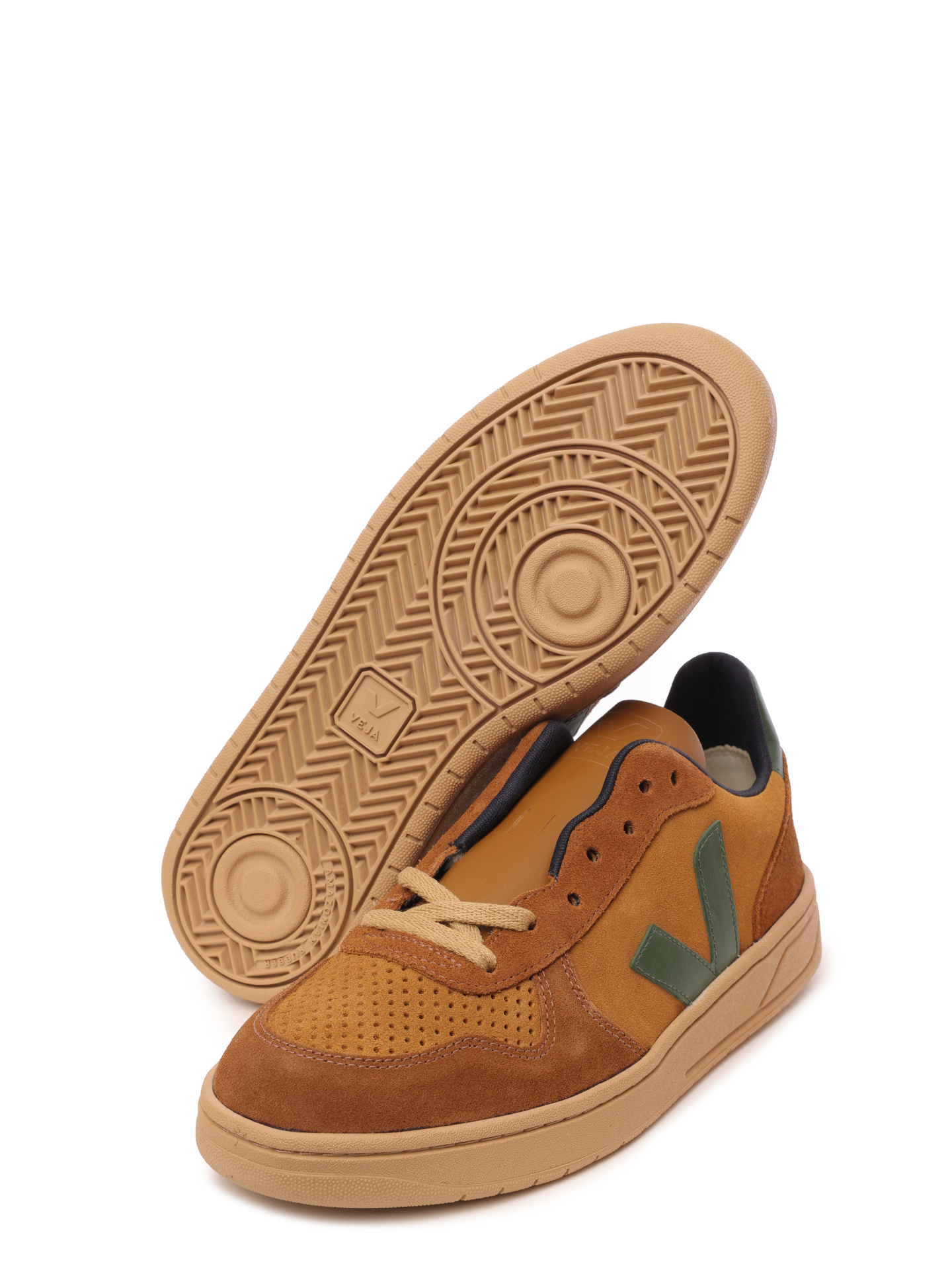 Кеды кемел с зеленой вставкой-логотипом по бокам — купить в интернет-магазине Verdistore