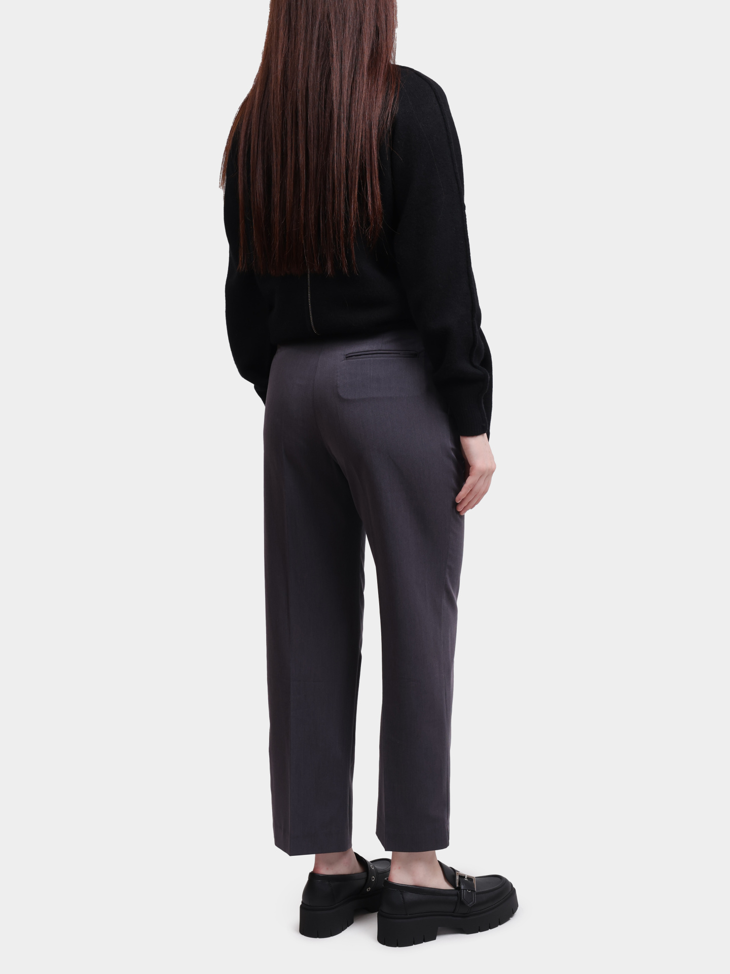 Брюки Re Vera 56W-23-2120 темно-серые женские — купить в интернет-магазине Verdistore