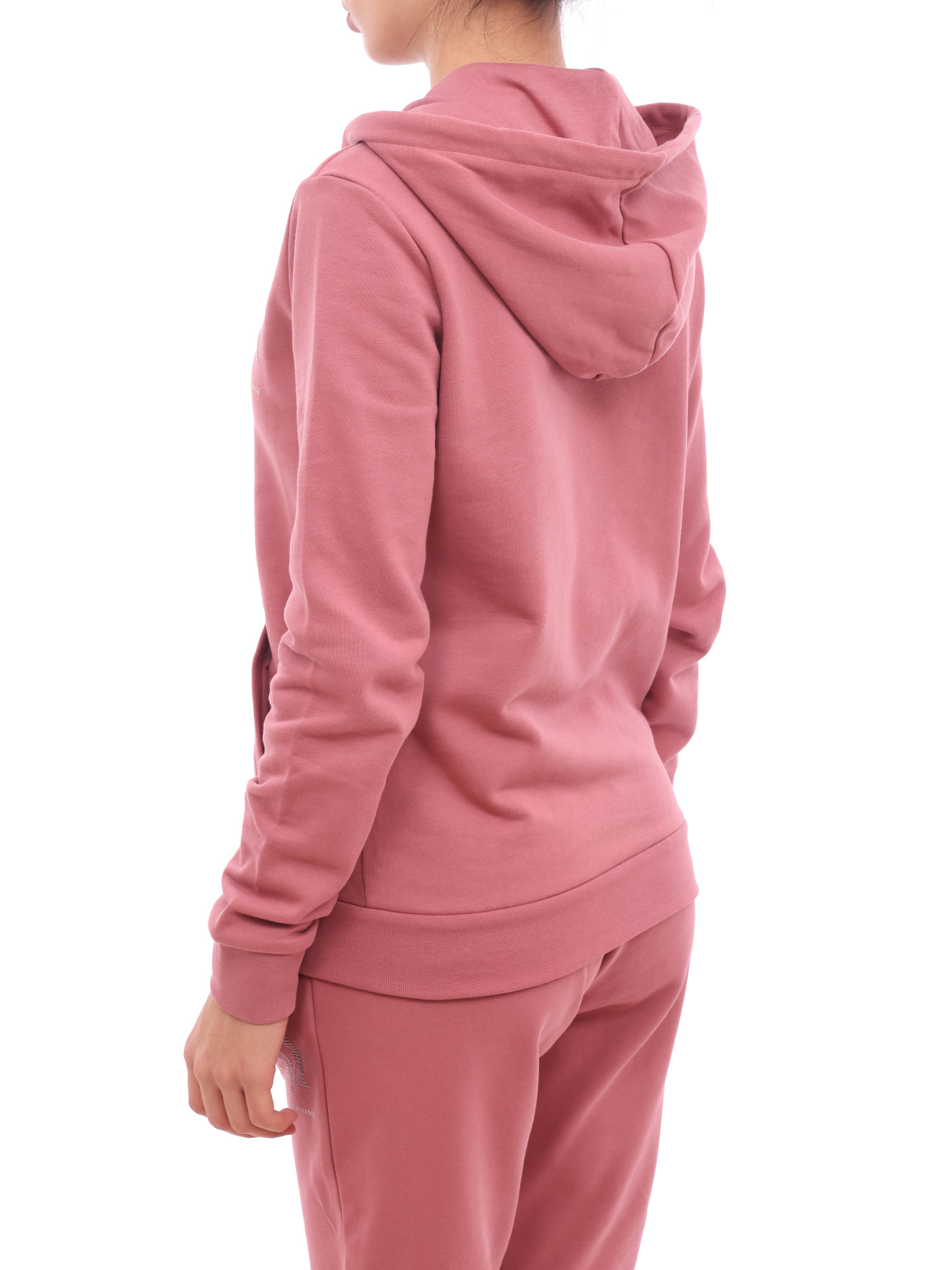 Мастерка Armani Exchange 8NYM21 YJ68Z 1493 розовая женская с логотипом — купить в интернет-магазине Verdistore