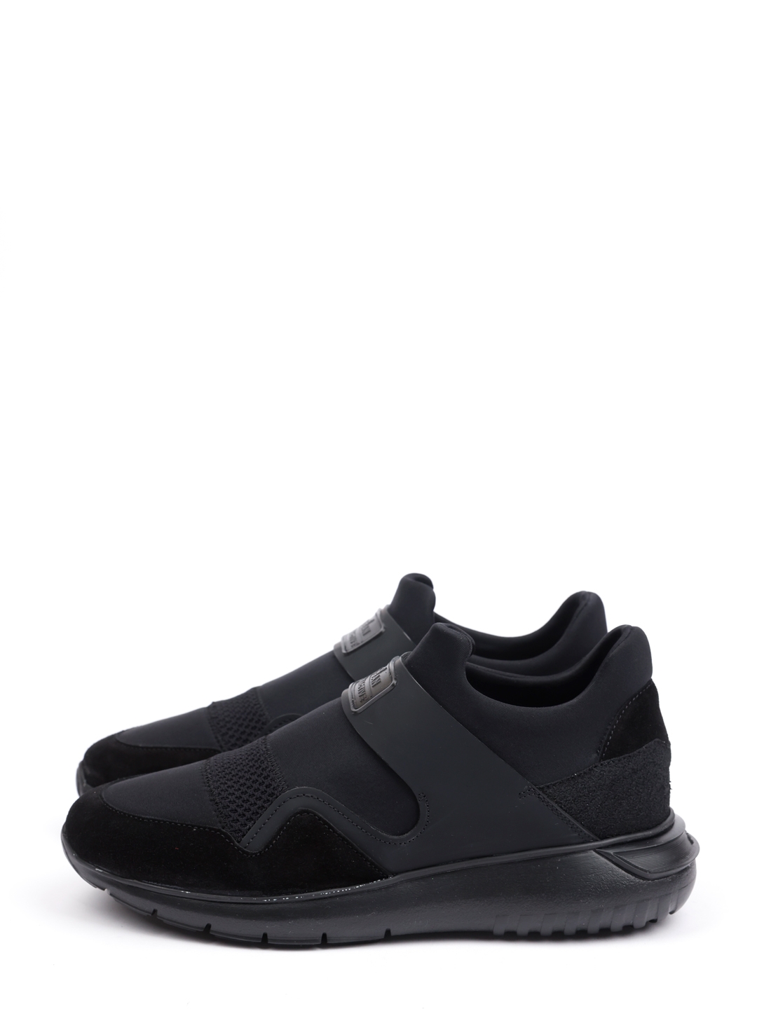Кроссовки черные тканевые без шнуровки — купить в интернет-магазине Verdistore