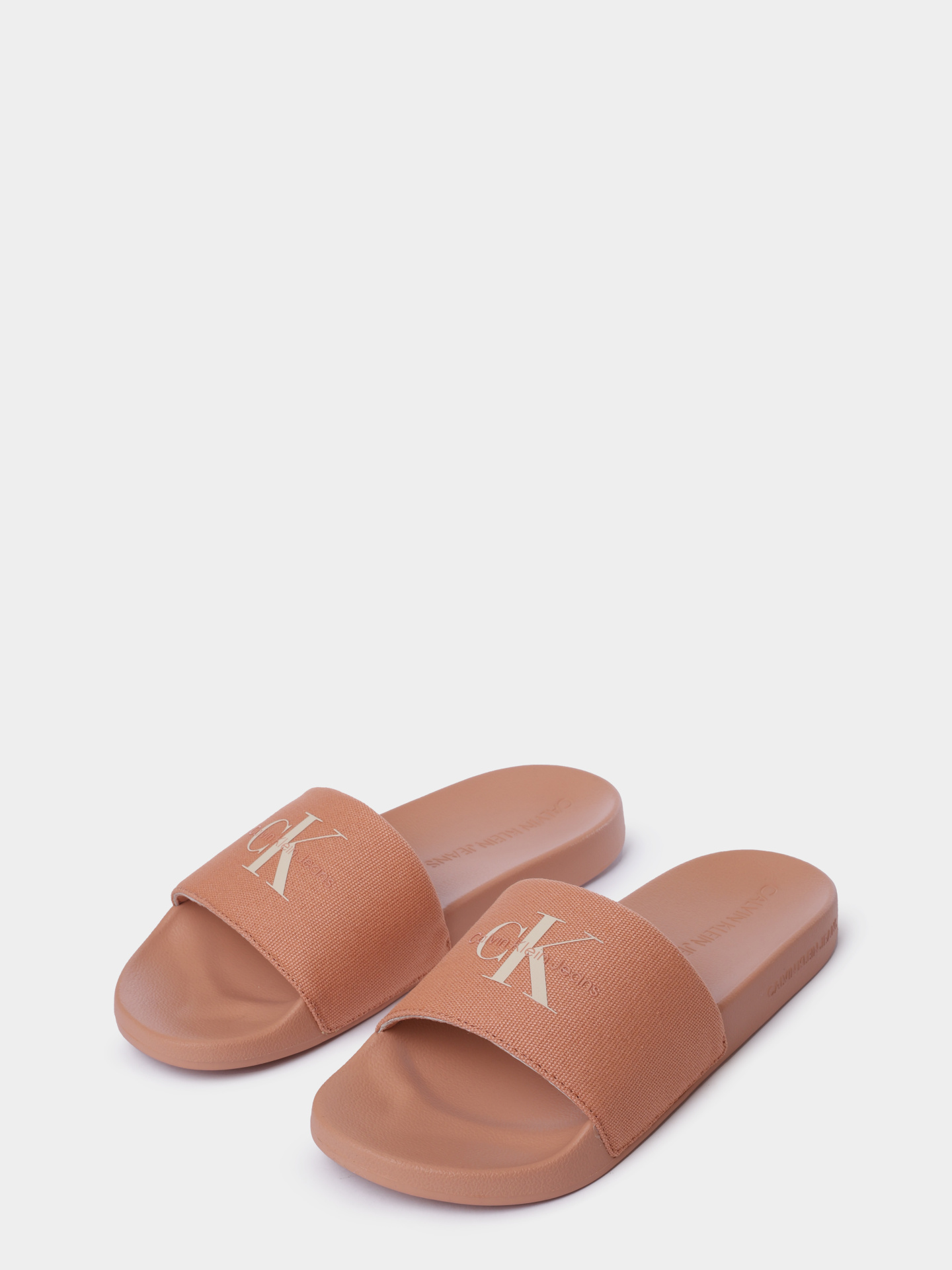 Шлепанцы Calvin Klein YW0YW01835 TCP бежевые женские — купить в интернет-магазине Verdistore