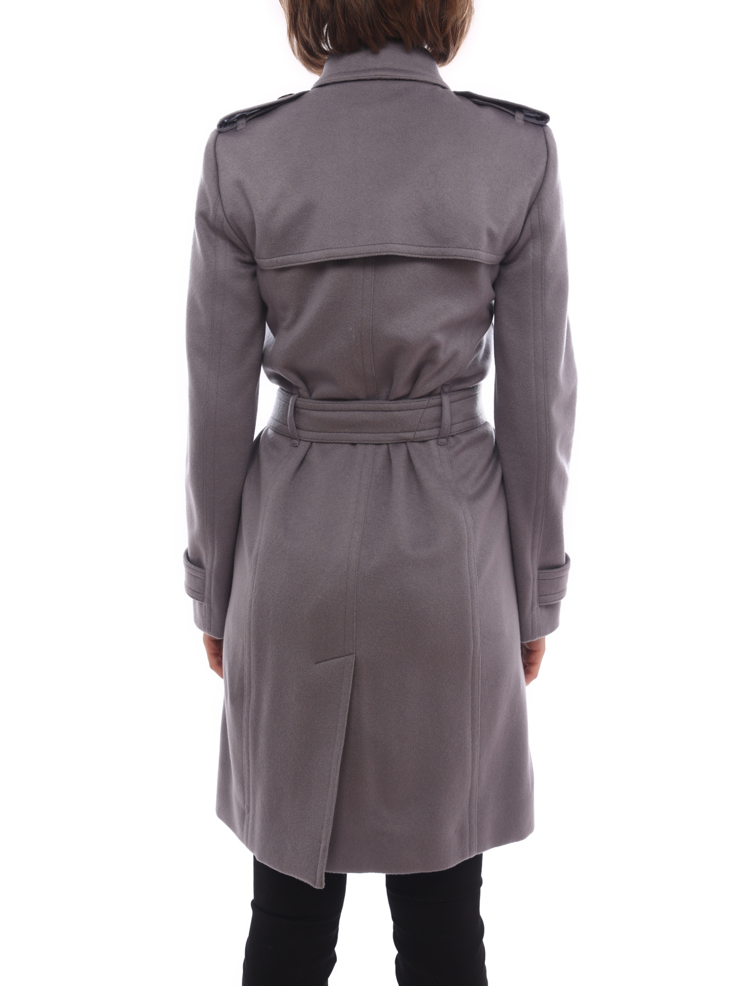 Пальто Burberry 4019189 серое женское — купить в интернет-магазине Verdistore