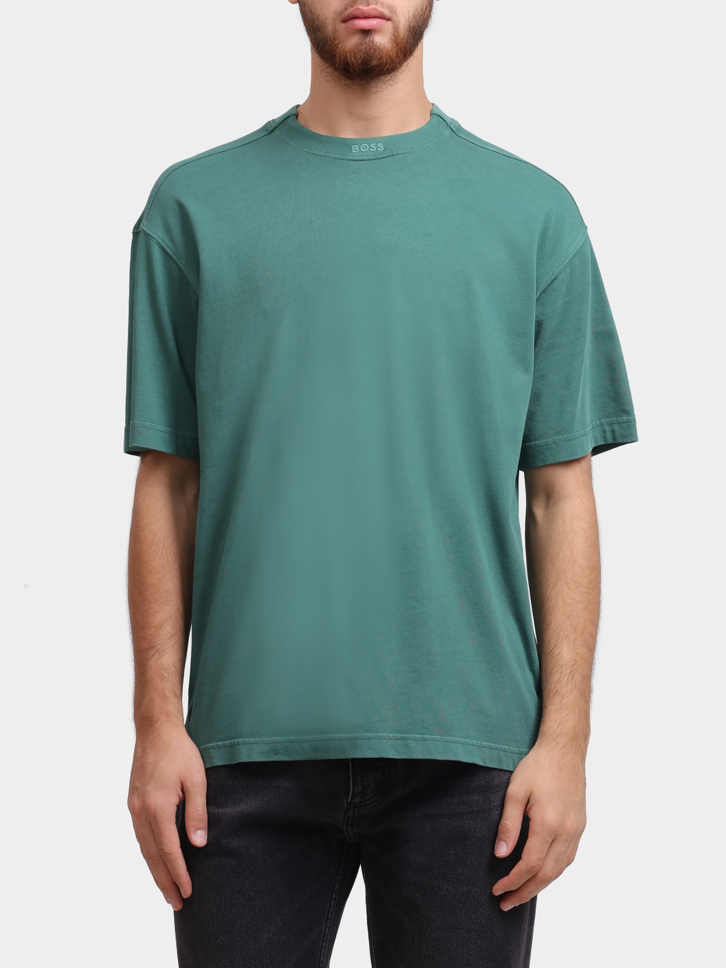 Футболка Boss 50521805 343 хлопковая мужская — купить в интернет-магазине Verdistore