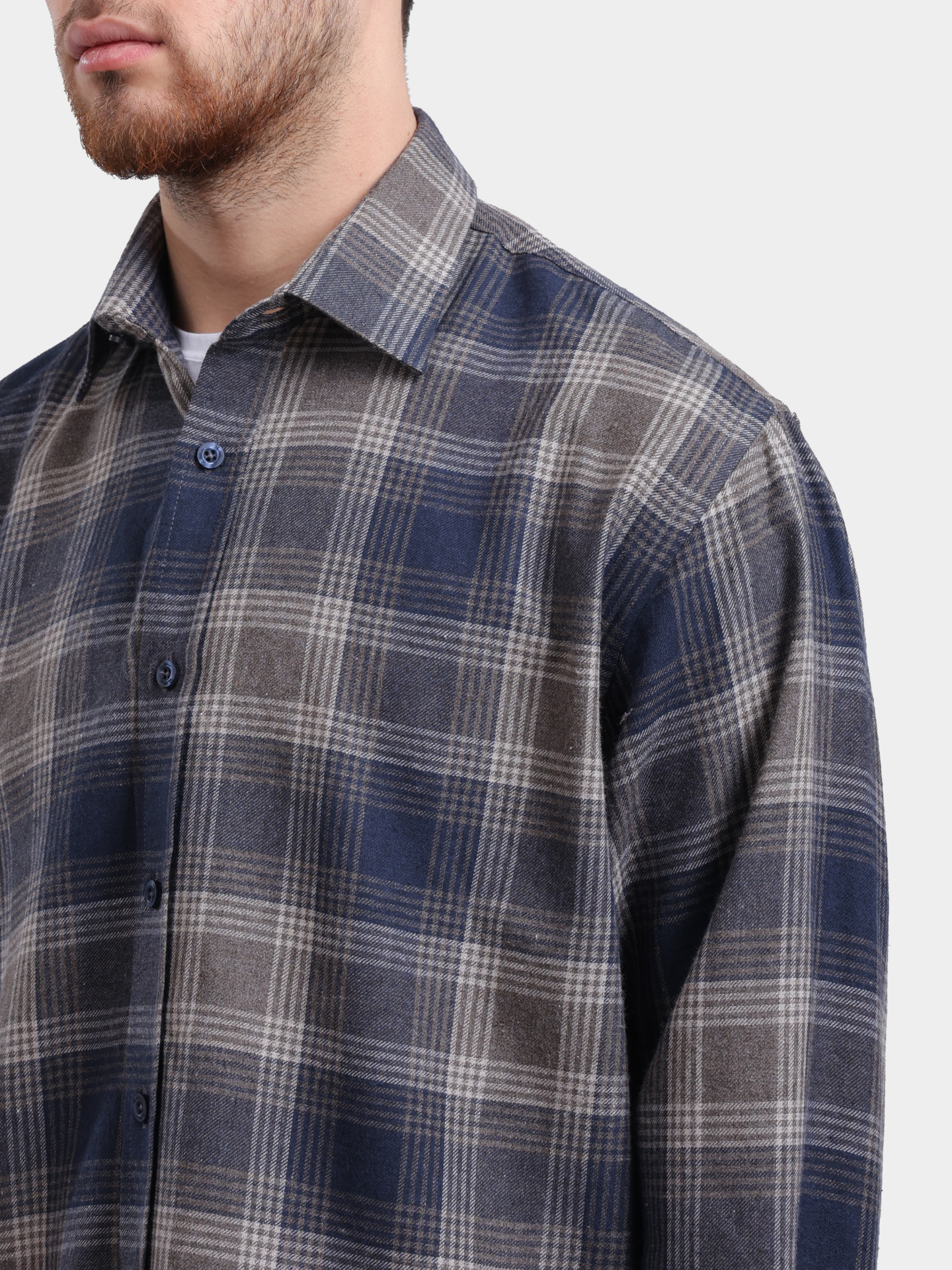 Рубашка Pantamo 4322-315-12 клетчатая мужская — купить в интернет-магазине Verdistore