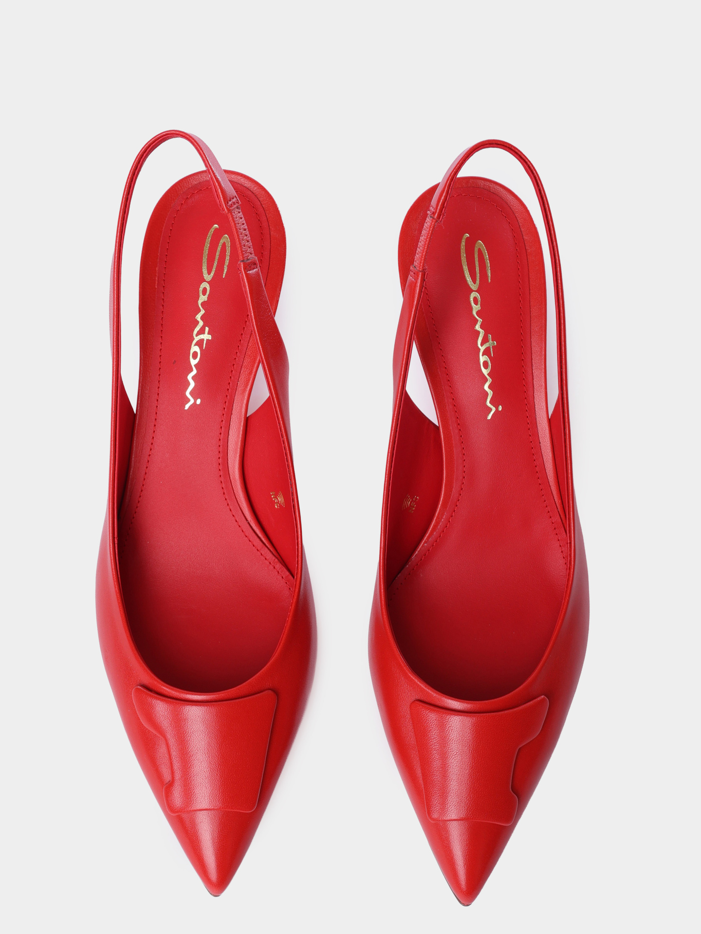 Туфли Santoni WDLG71474HA2TSZAR34 кожаные женские — купить в интернет-магазине Verdistore