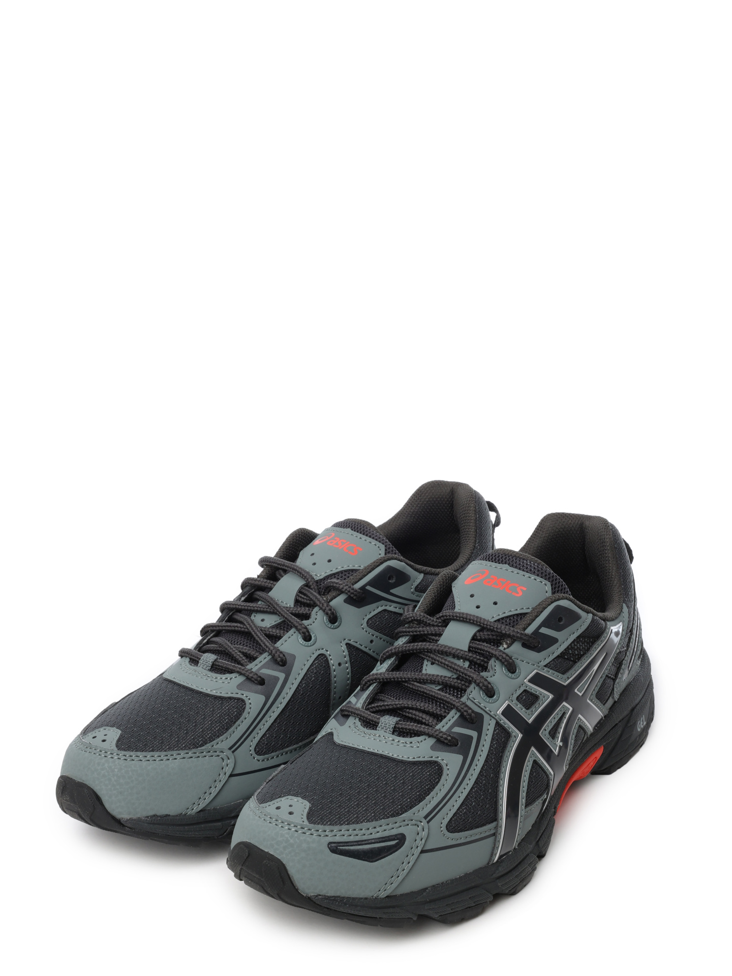 Кроссовки Asics 1203A297 023 серые мужские с красными элементами — купить в интернет-магазине Verdistore