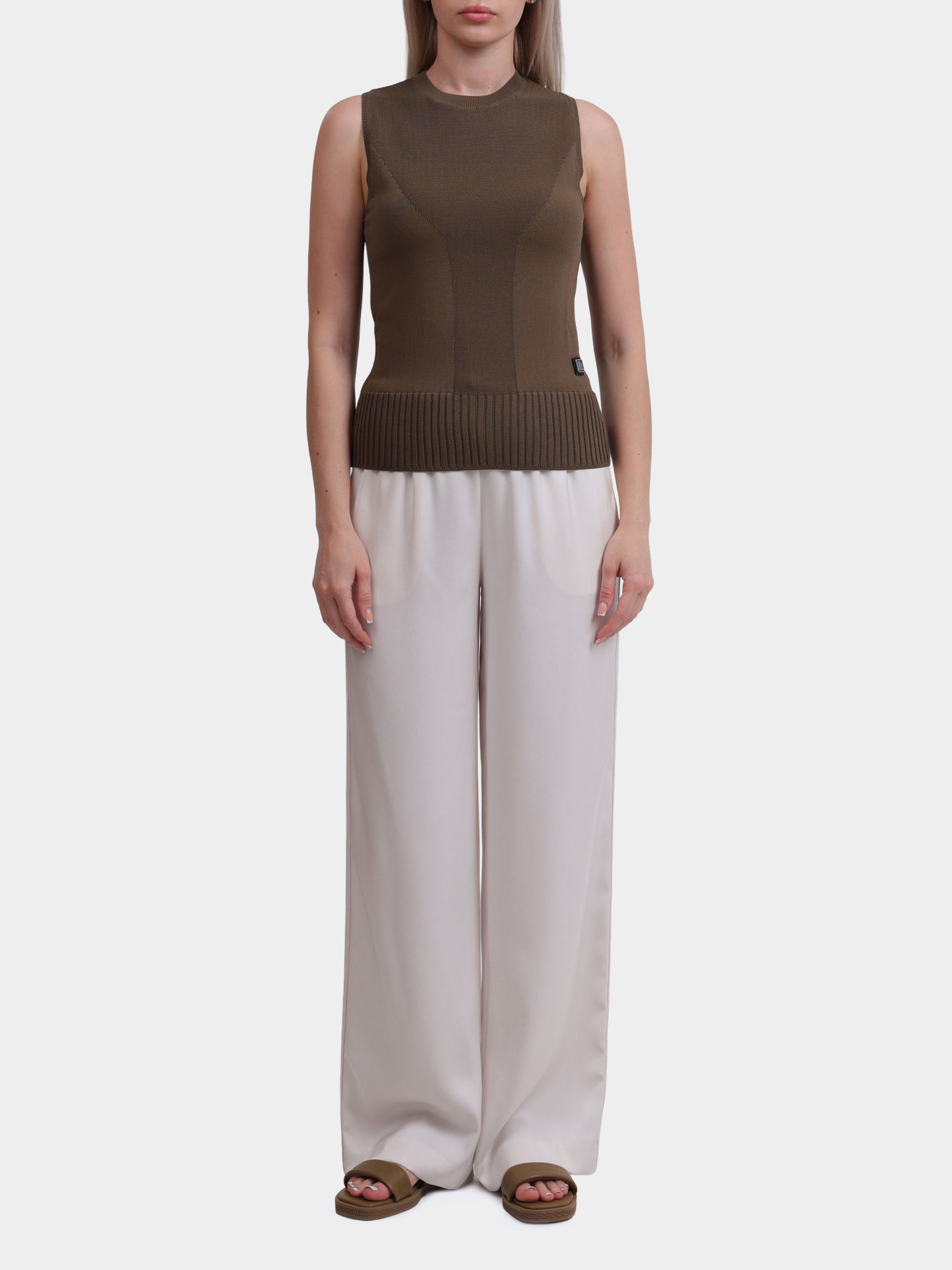 Топ Armani Exchange XW000118 AF10352 U6199 коричневый женский — купить в интернет-магазине Verdistore