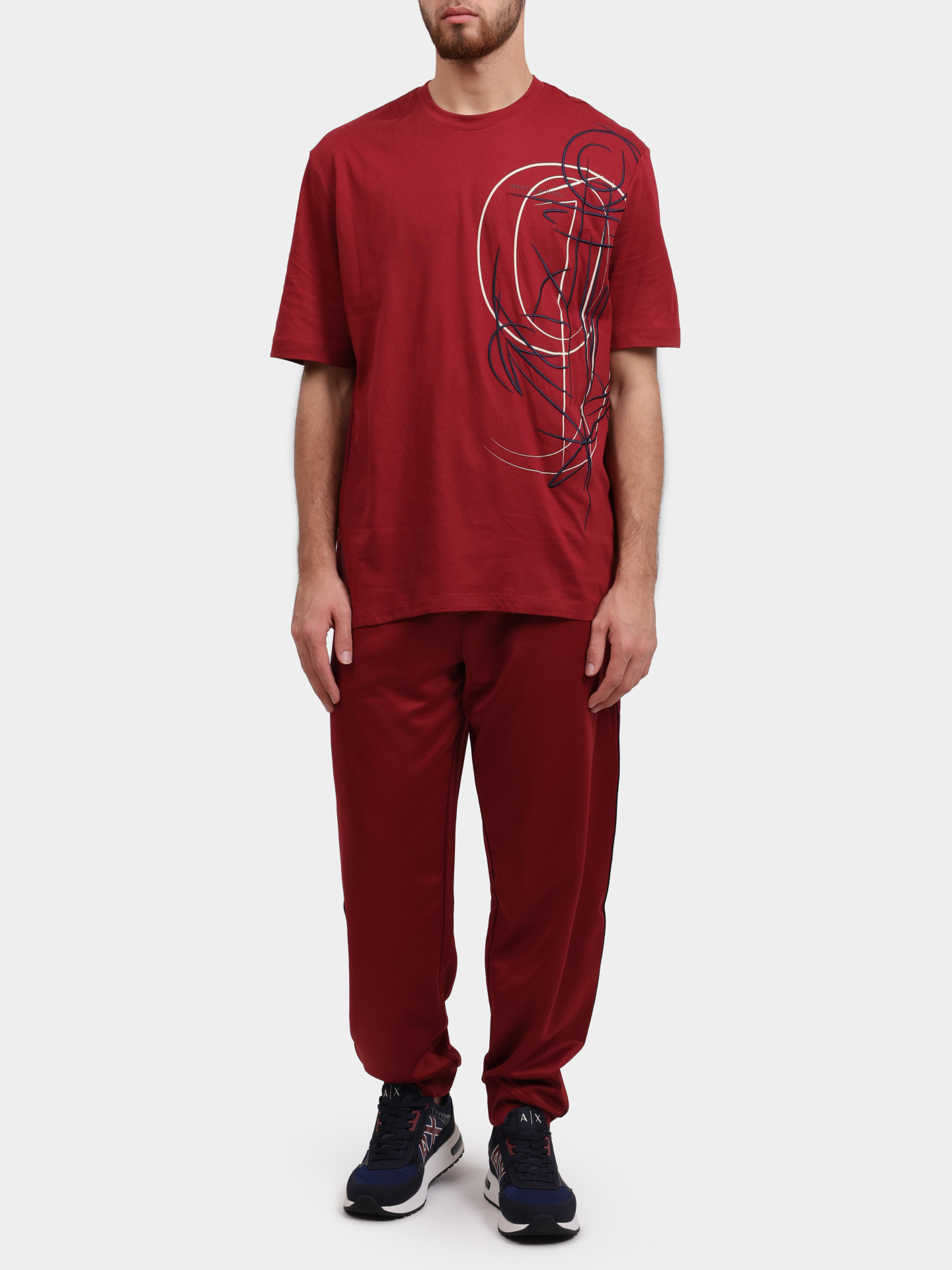 Футболка Armani Exchange XM001441 AF10362 UA328 хлопковая мужская — купить в интернет-магазине Verdistore