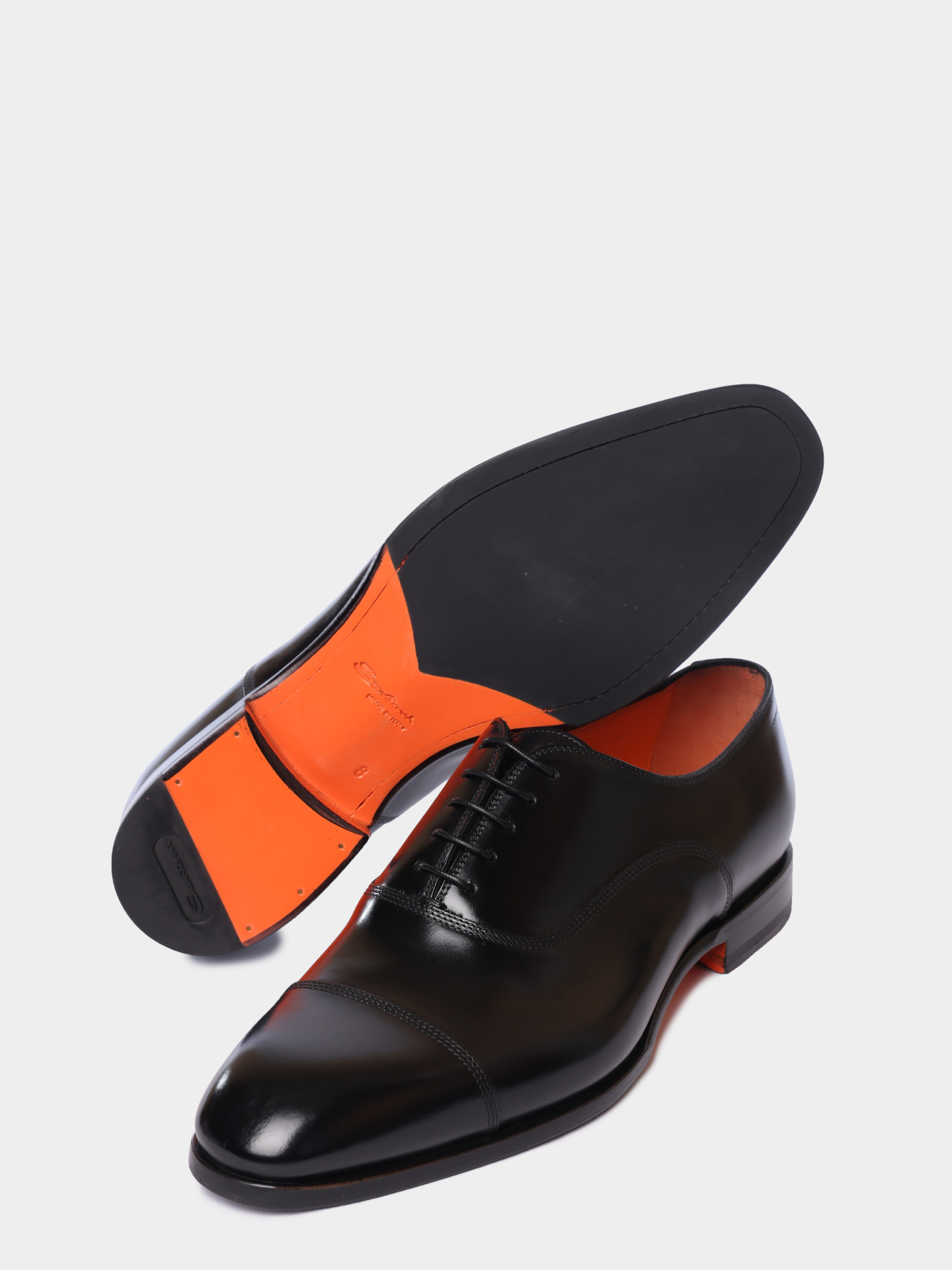 Дерби Santoni MCAG18883JJ6BNTGN01 кожаные мужские — купить в интернет-магазине Verdistore