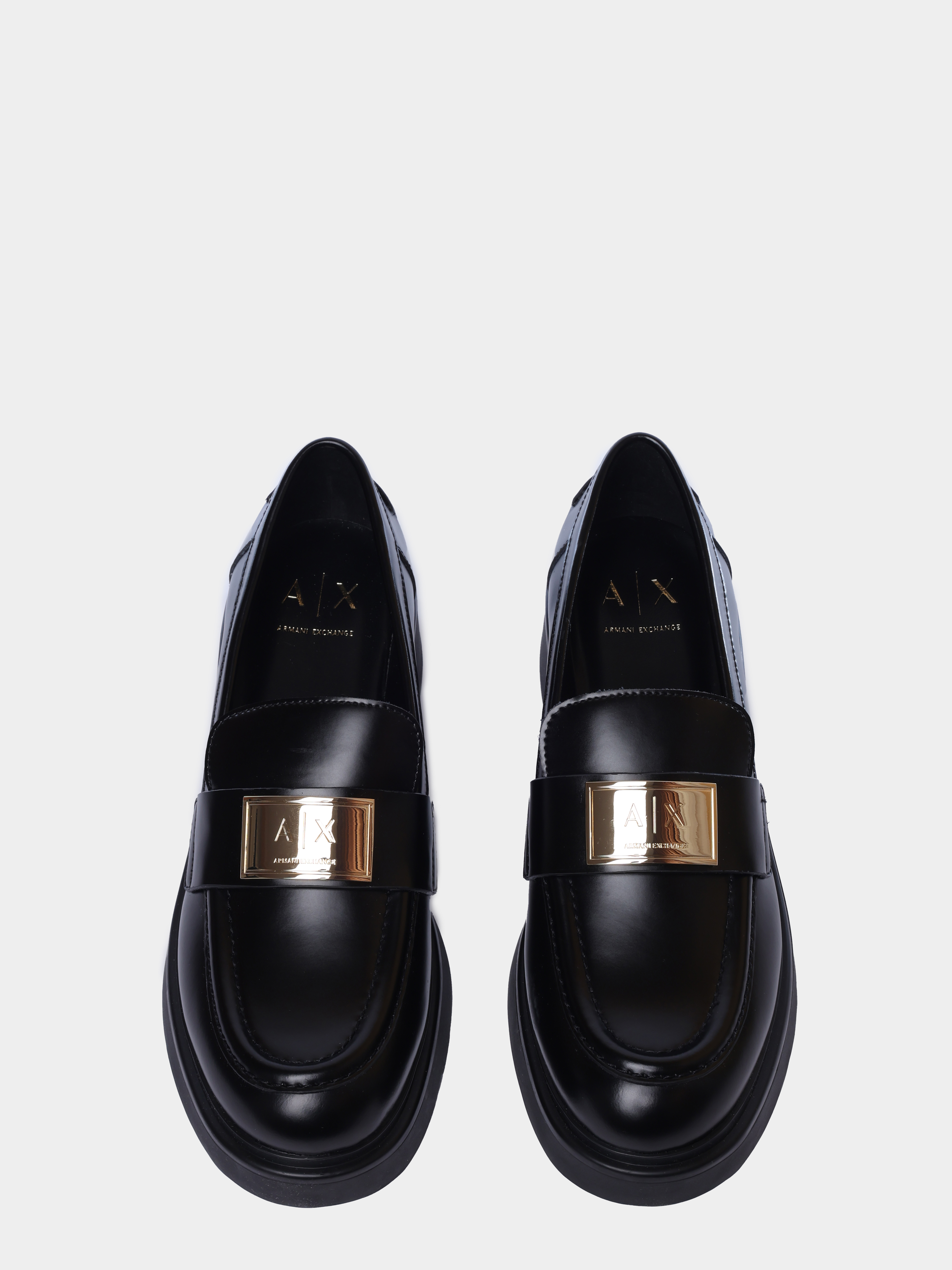 Лоферы Armani Exchange XW003095 AF11912 UC001 черные женские — купить в интернет-магазине Verdistore