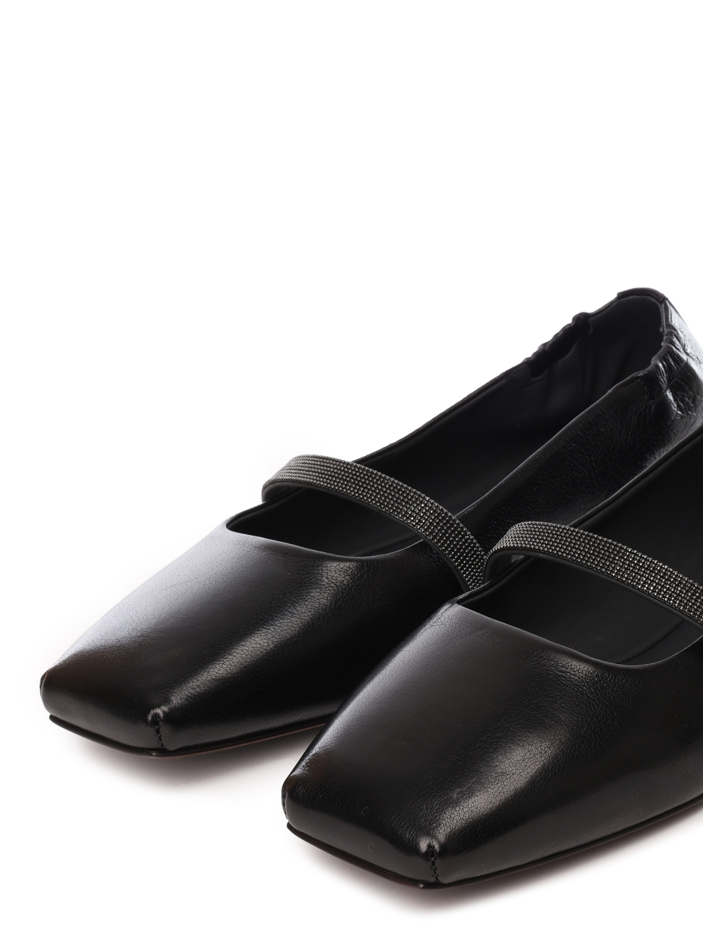 Балетки Brunello Cucinelli MZORC2807 кожаные женские — купить в интернет-магазине Verdistore