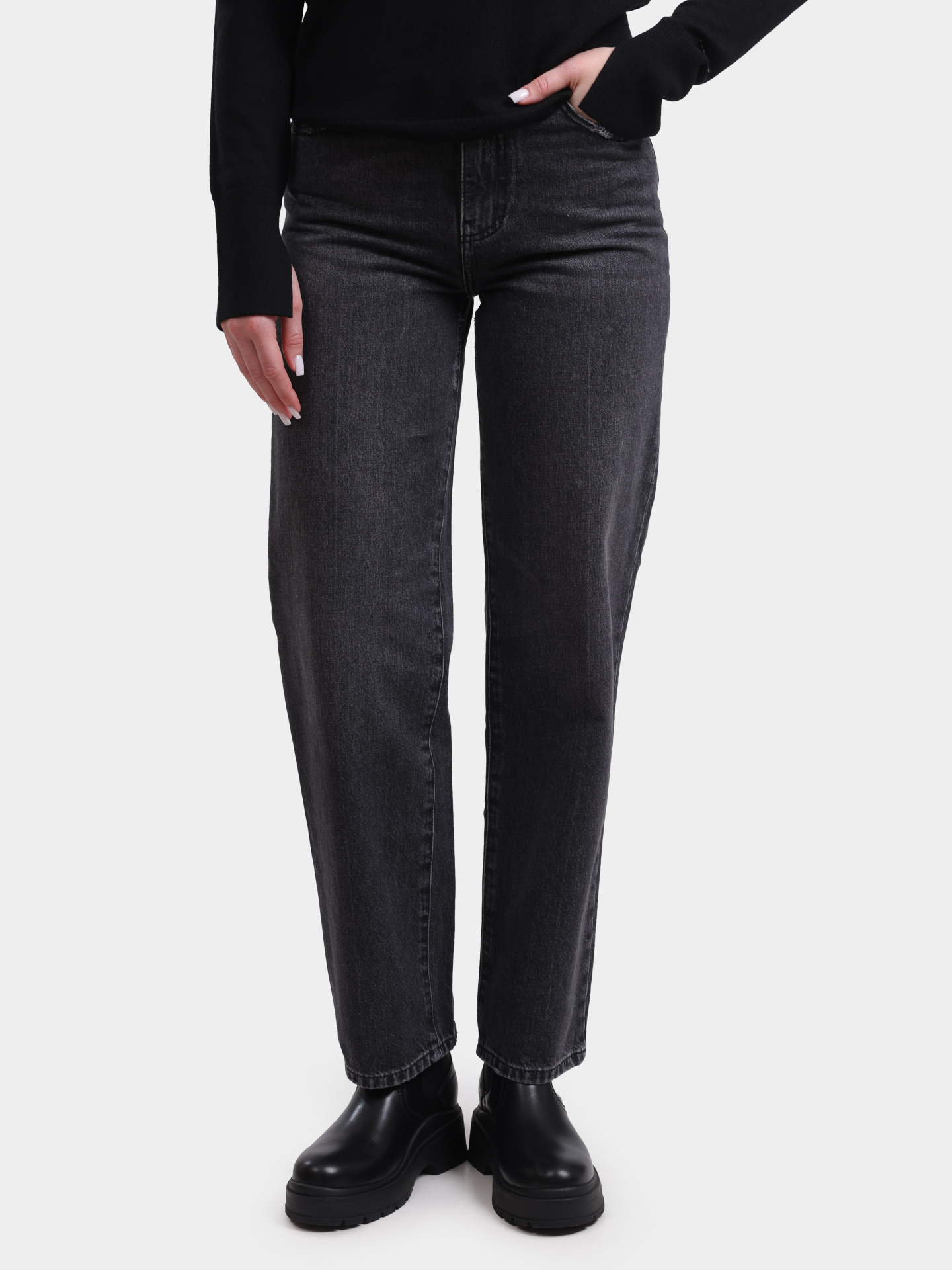 Джинсы 100218 A145 PJY серые женские  — купить в интернет-магазине Verdistore