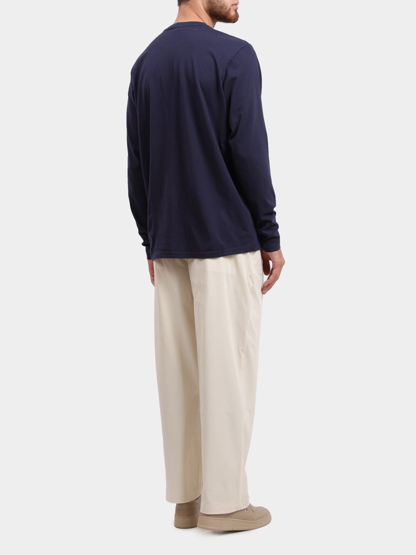 Футболка LSPX - A6JB темно-синяя с длинным рукавом  — купить в интернет-магазине Verdistore