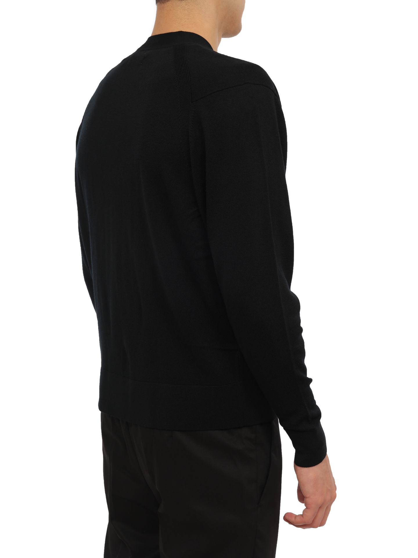 Кардиган Calvin Klein K10K112260 черный мужской — купить в интернет-магазине Verdistore