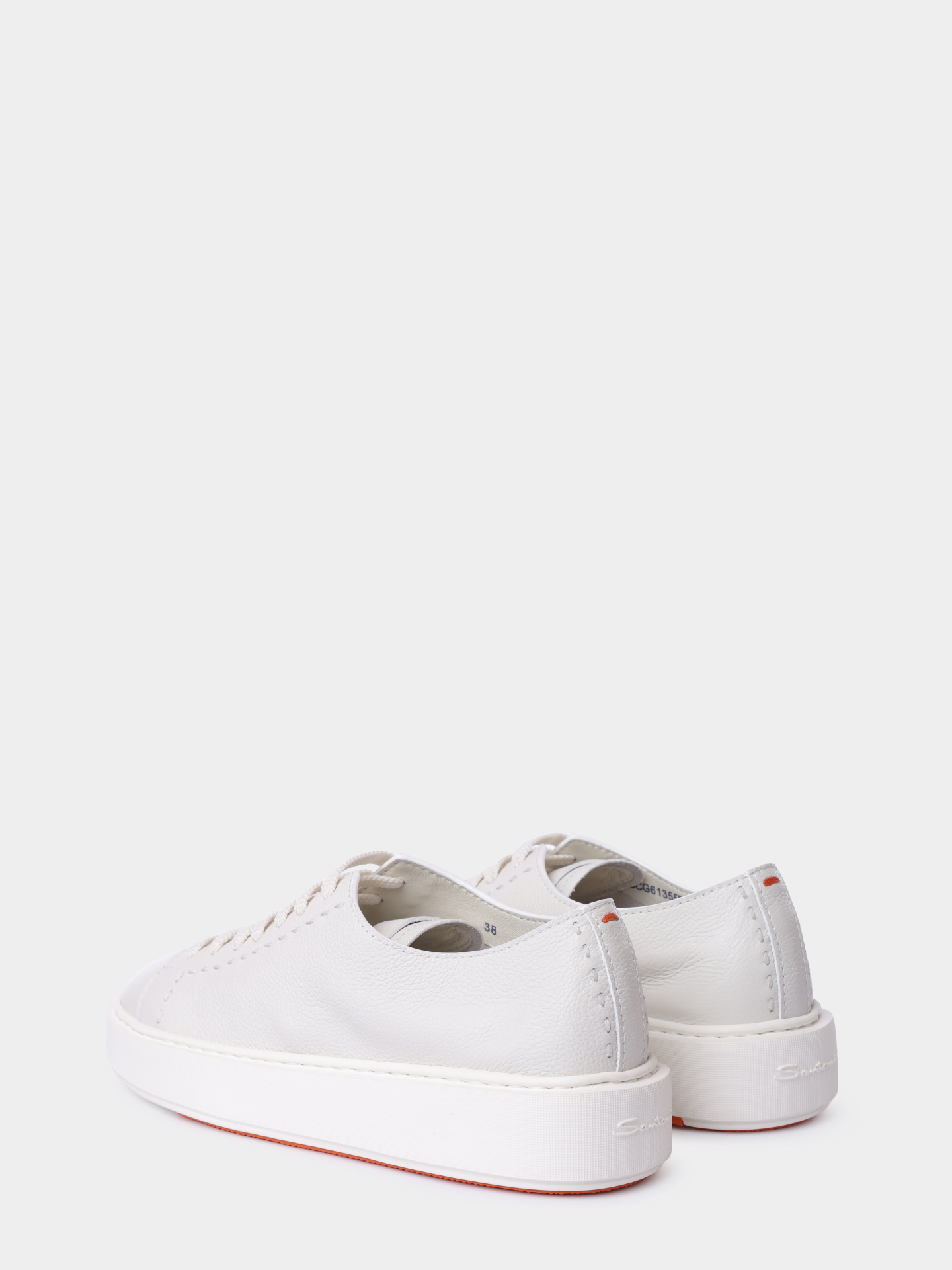 Кеды Santoni WBCG61355BARTDYII48 кожаные женские — купить в интернет-магазине Verdistore