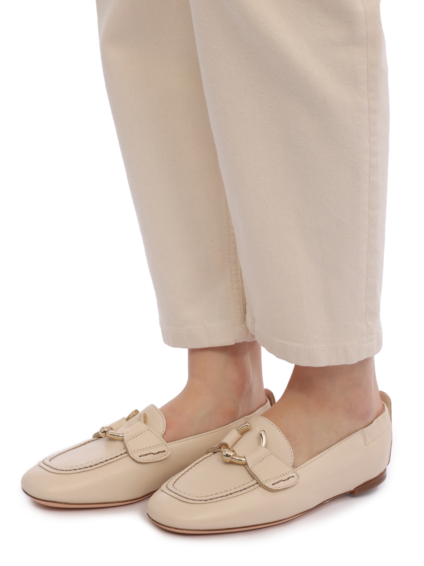 Балетки AGL D834001PCKP017 G222 белые женские — купить в интернет-магазине Verdistore