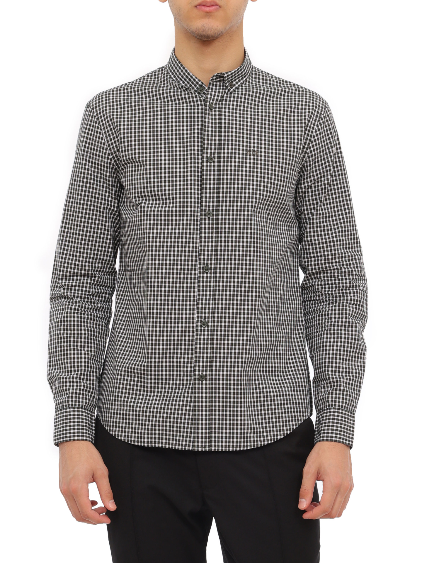 Рубашка Armani Exchange 6RZC12 ZNYTZ 91GH клетчатая мужская — купить в интернет-магазине Verdistore