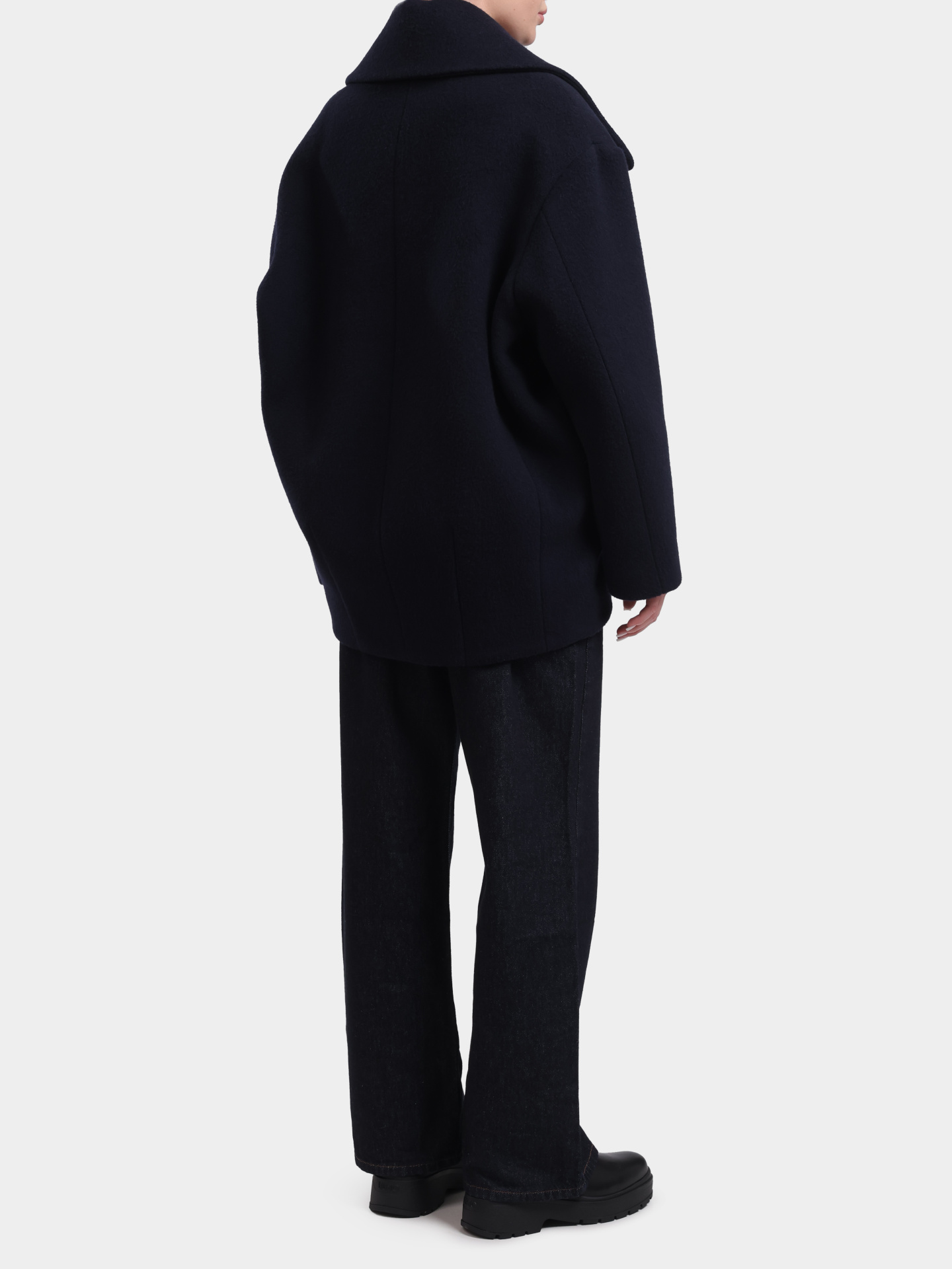 Полупальто CF5306 T2583 9402R темно-синее женское — купить в интернет-магазине Verdistore