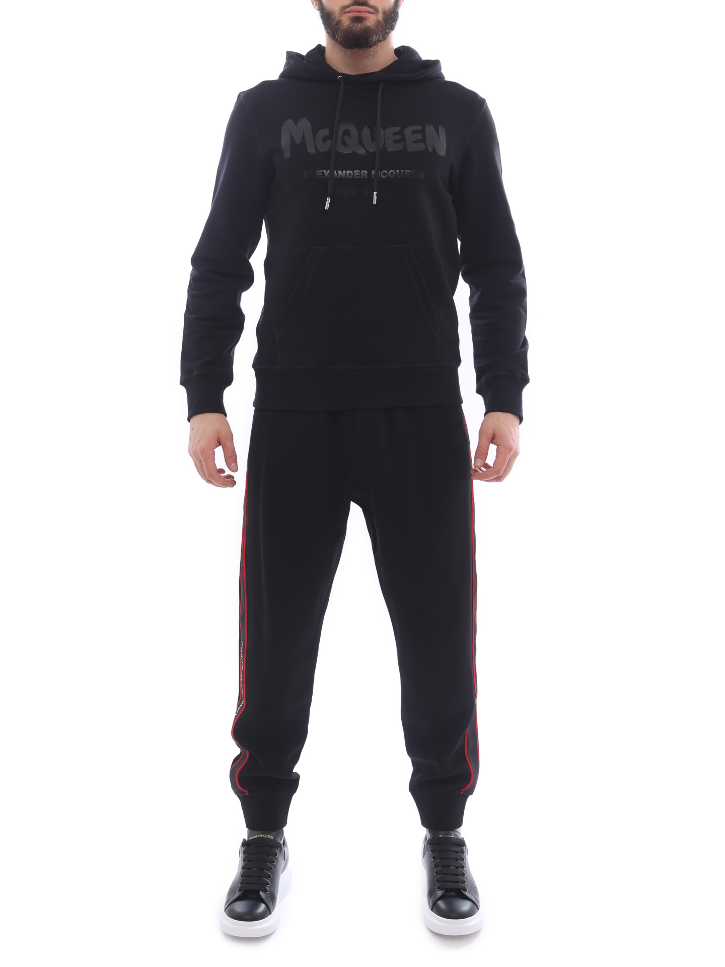 Толстовка Alexander McQueen688715 QSZ81 0911 черная мужская — купить в интернет-магазине Verdistore