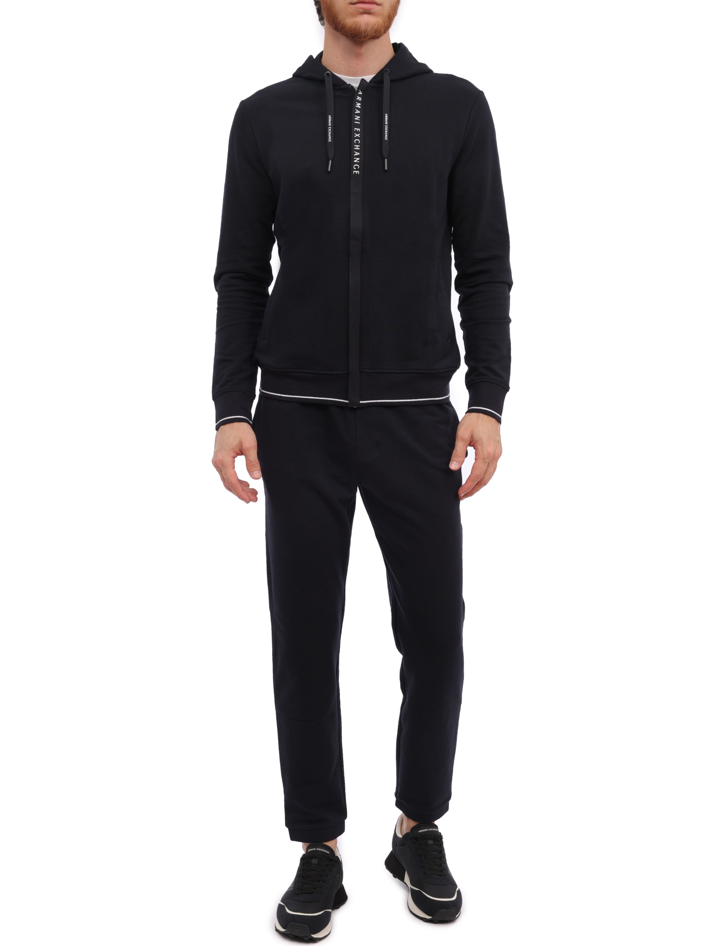 Брюки спортивные Armani Exchange 8NZP82 ZJH3Z 1510 темно-синие мужские — купить в интернет-магазине Verdistore
