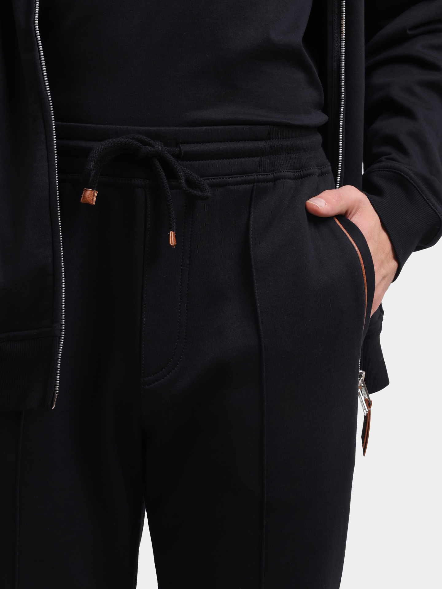 Джоггеры Brunello Cucinelli MW8633315G C101 хлопковые мужские — купить в интернет-магазине Verdistore