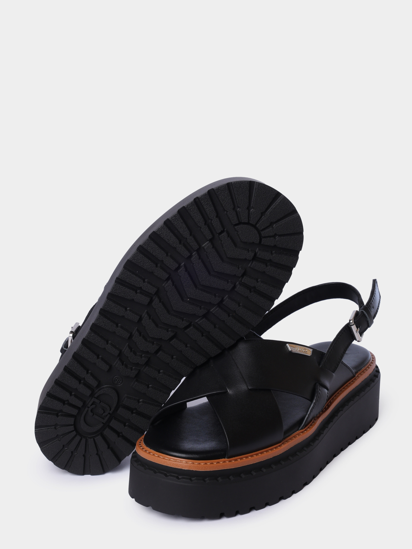 Босоножки Liu-Jo BESSIE 02 SA6161P010222222 черные женские — купить в интернет-магазине Verdistore