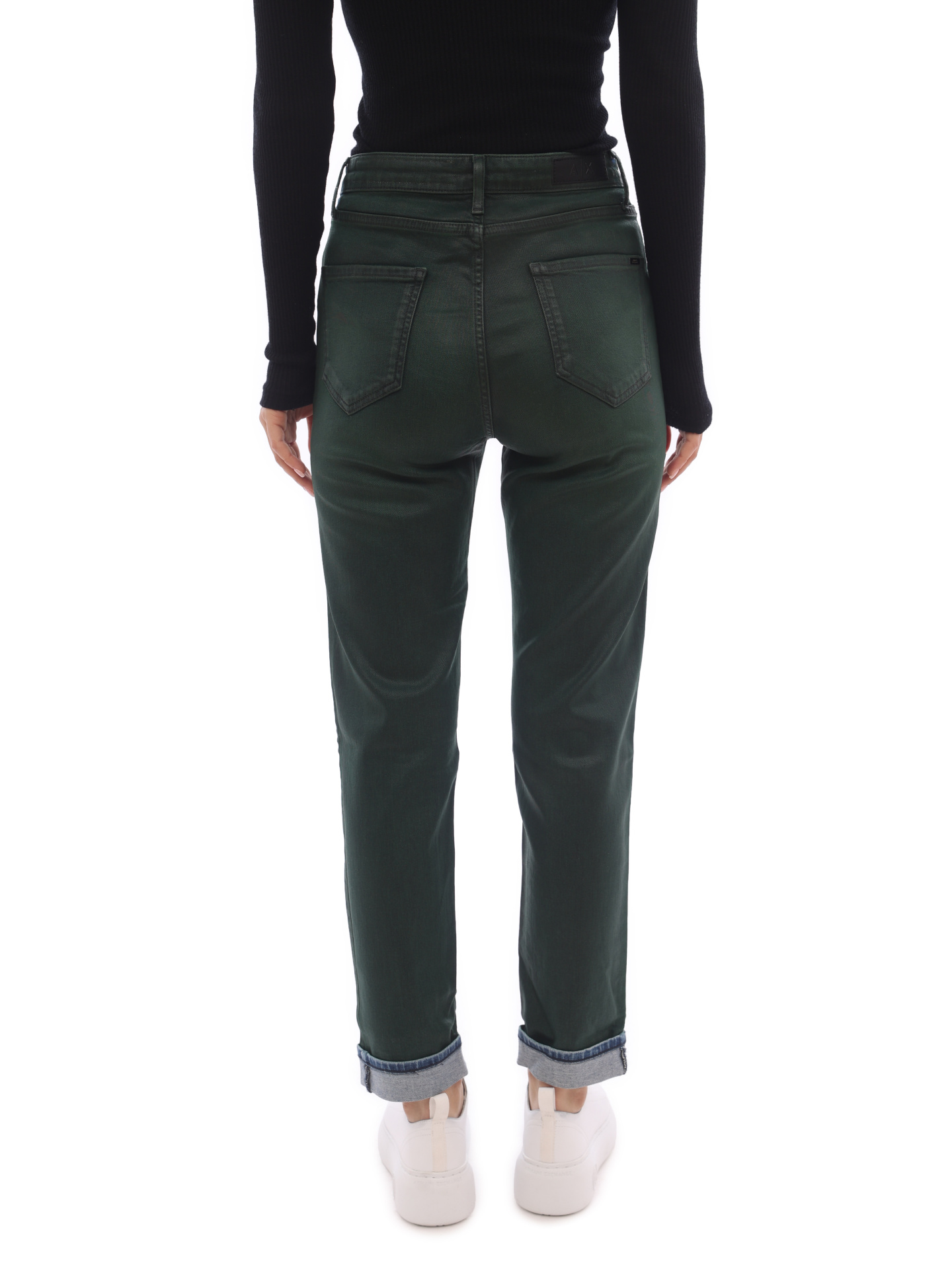 Джинсы Armani Exchange 6GYJ06 1844 зеленые женские — купить в интернет-магазине Verdistore