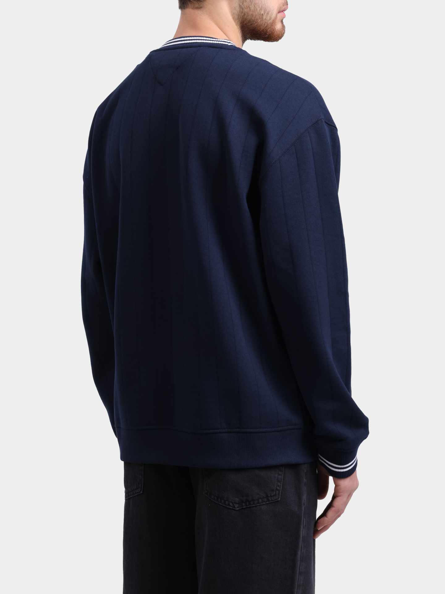 Свитшот Tommy Jeans DM0DM19225 C1G хлопковый мужской — купить в интернет-магазине Verdistore
